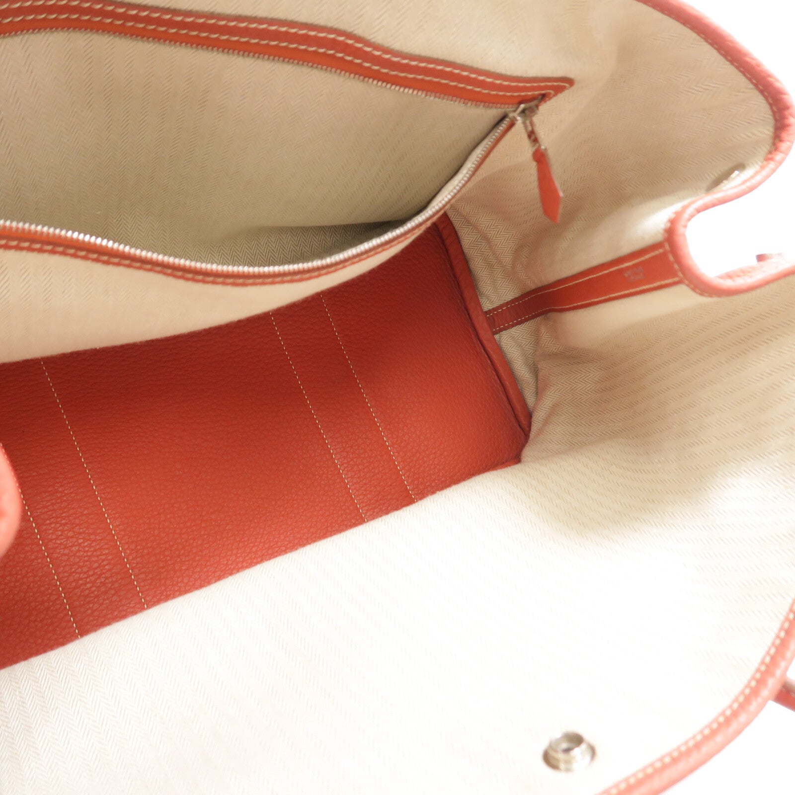 HERMES Negonda皮革Garden Party PM手挽袋Sanguine