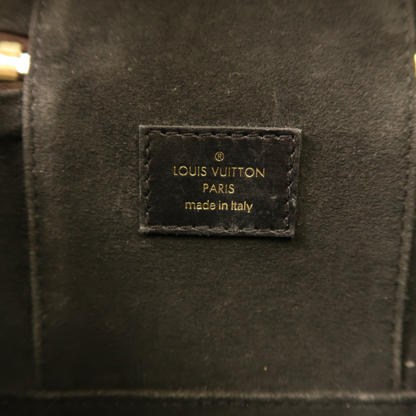 LOUIS VUITTON Monogram Reverse Vanity PM金扣手挽肩背兩用袋啡色