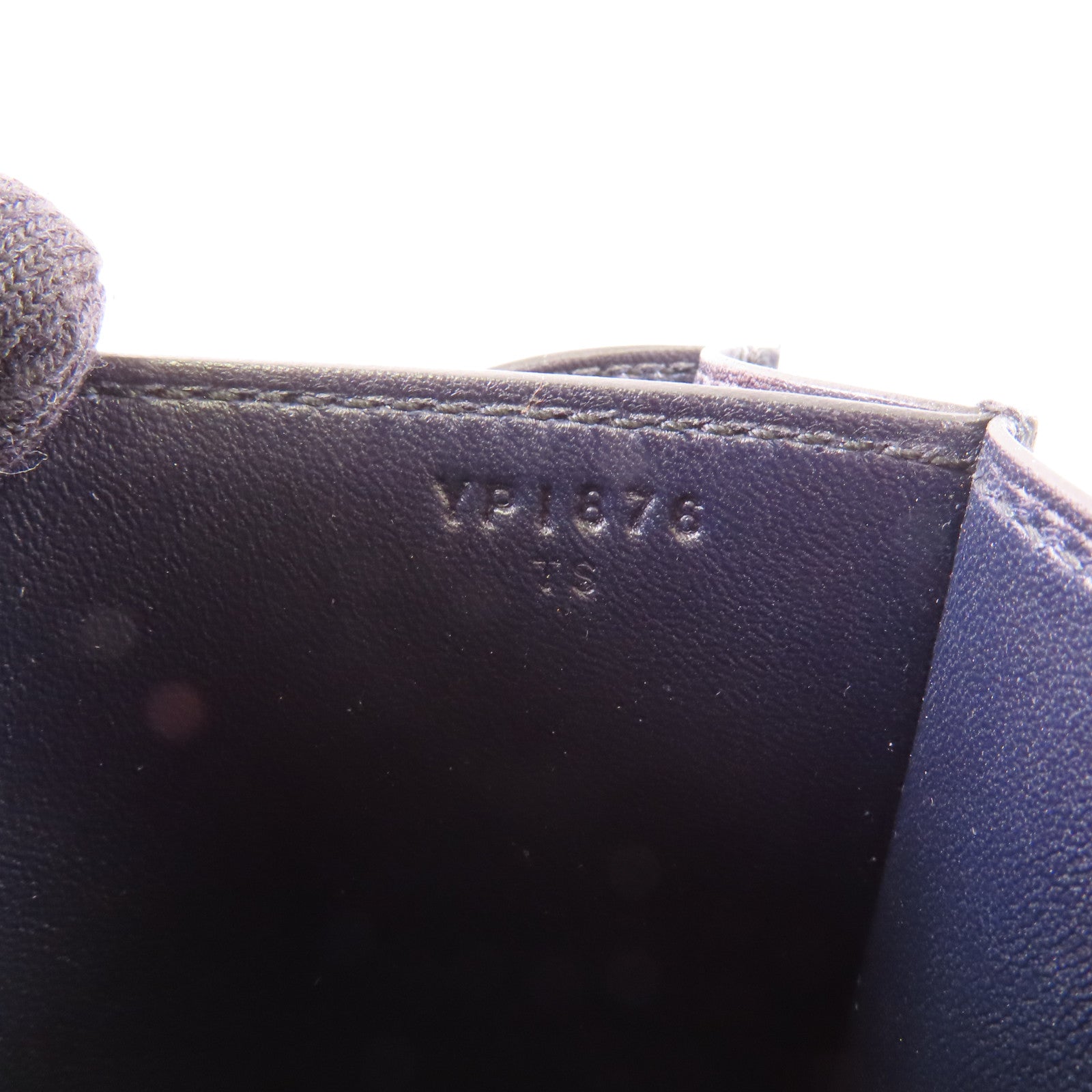 HERMES Epsom皮革Constance Mini 銀扣肩背袋Blue Indigo