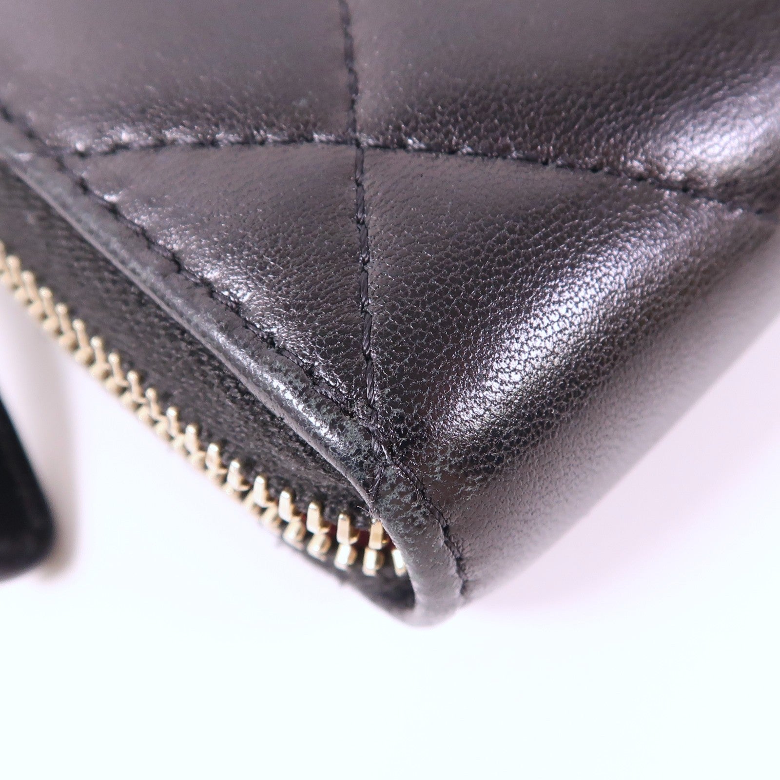 CHANEL 羊皮皮革Coin Case金扣零錢包