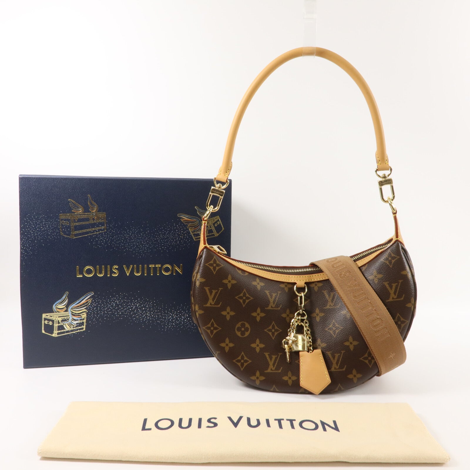 LOUIS VUITTON Monogram Looping手挽肩背兩用袋