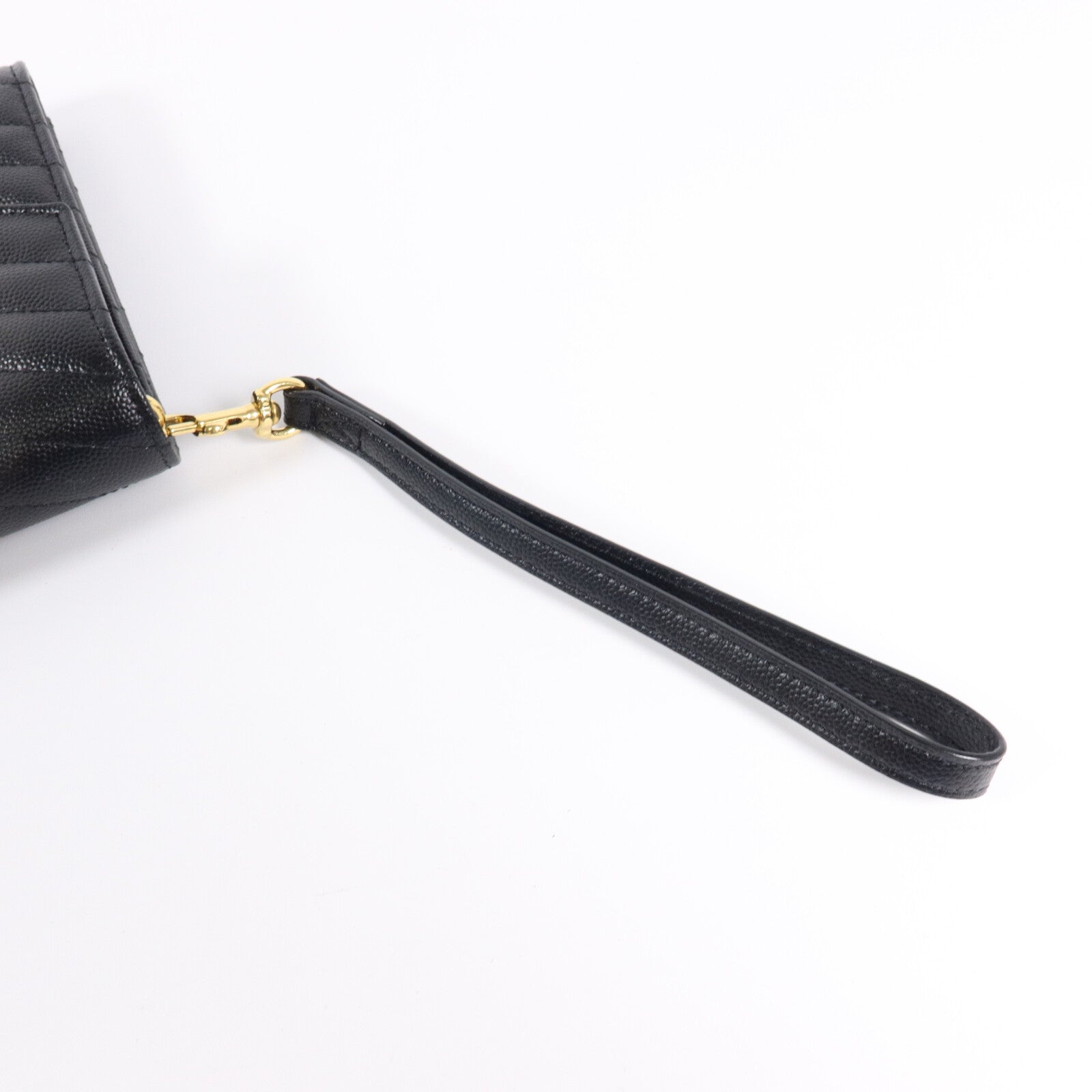 SAINT LAURENT 牛皮皮革Cassandre flap pouch手拿包