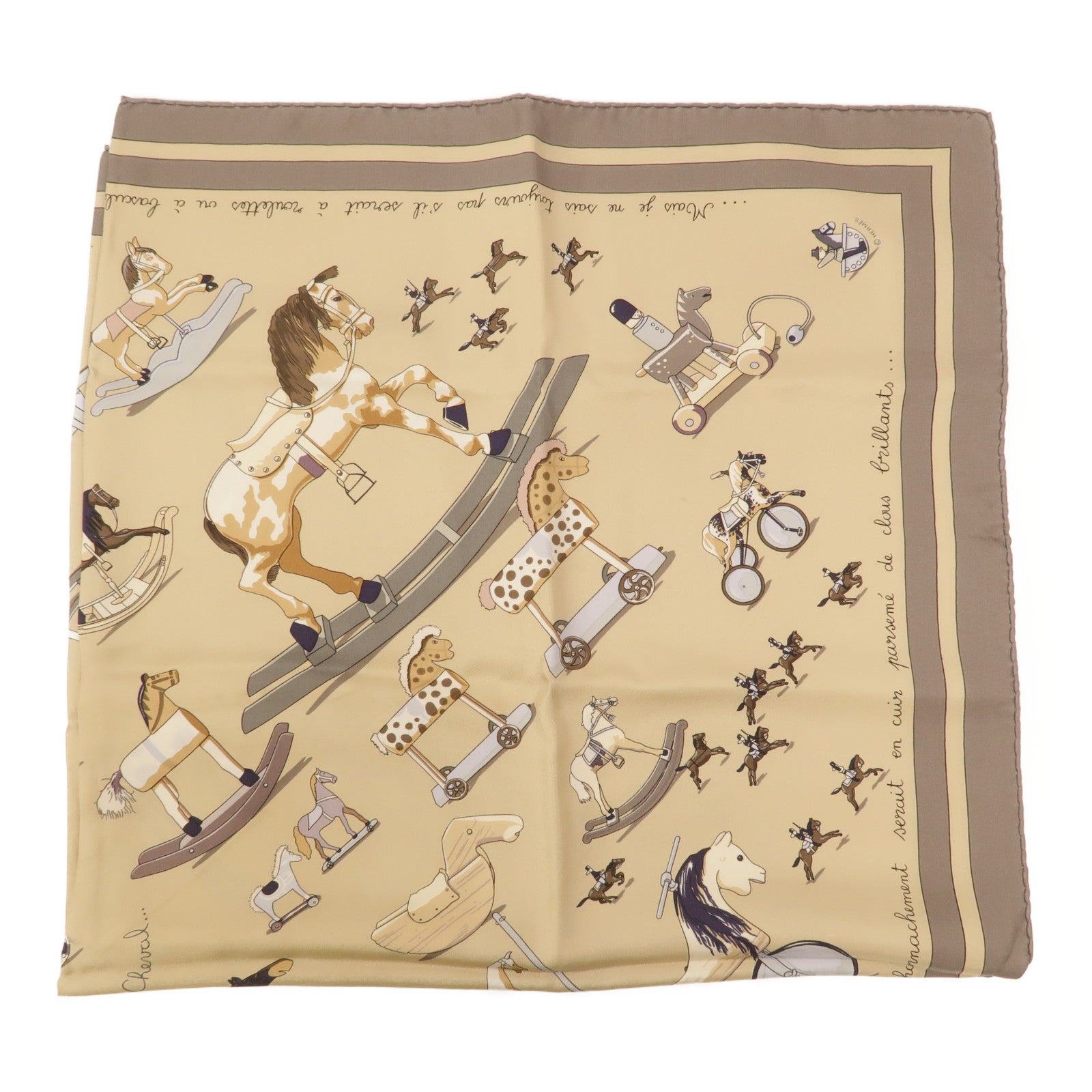 HERMES 絲質Scarf 90x90絲巾