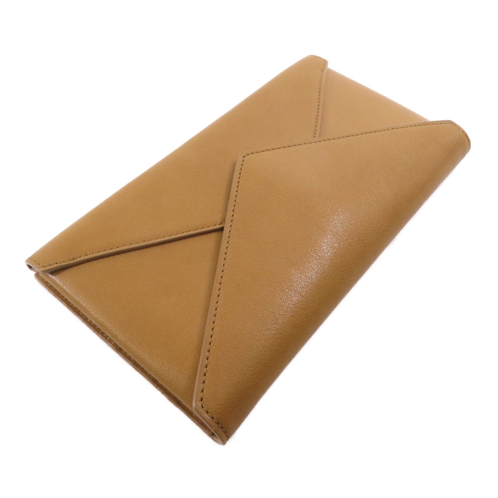 SAINT LAURENT 牛皮皮革Letter Large Wallet金扣長錢包