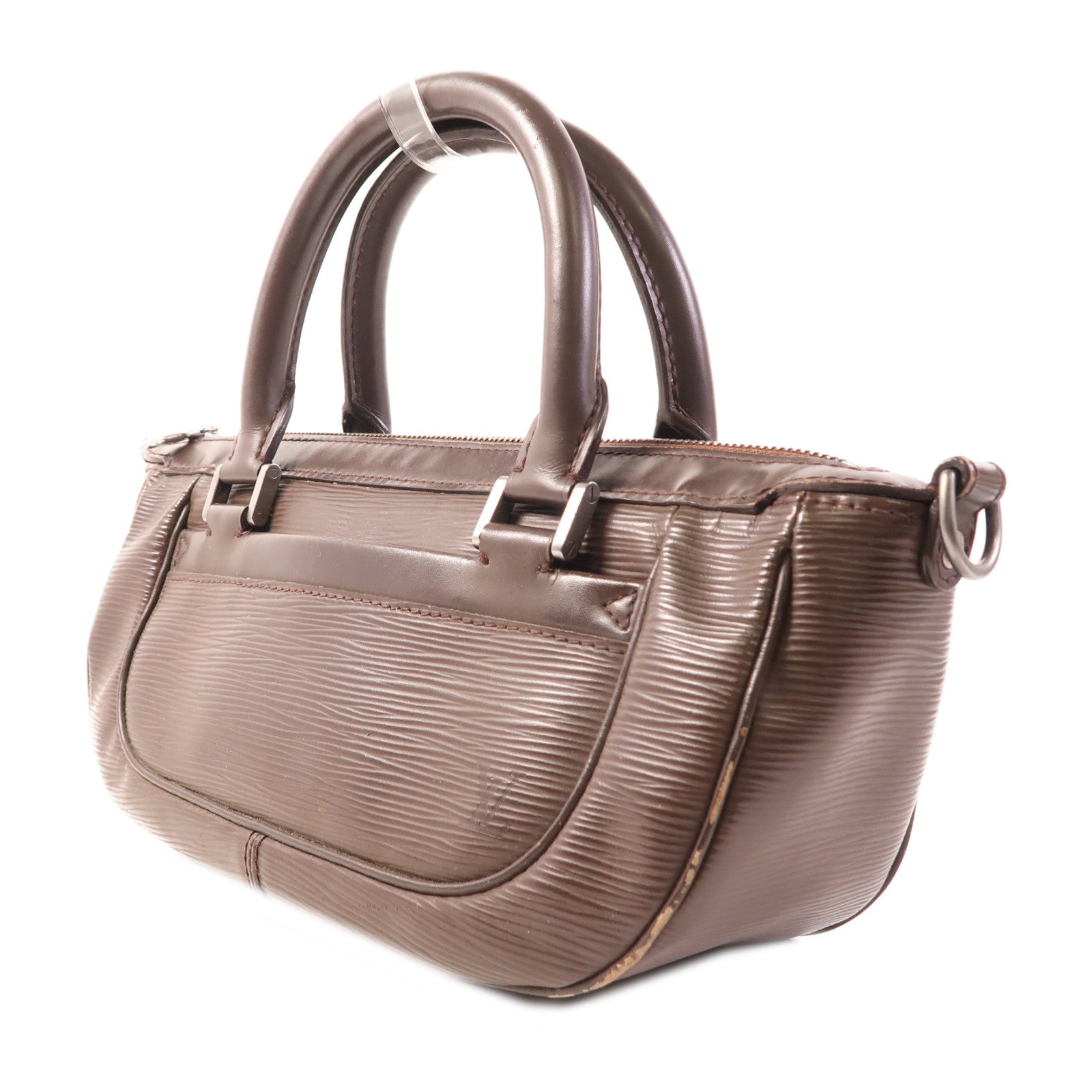 LOUIS VUITTON Epi Dhanura PM銀扣手挽肩背兩用袋