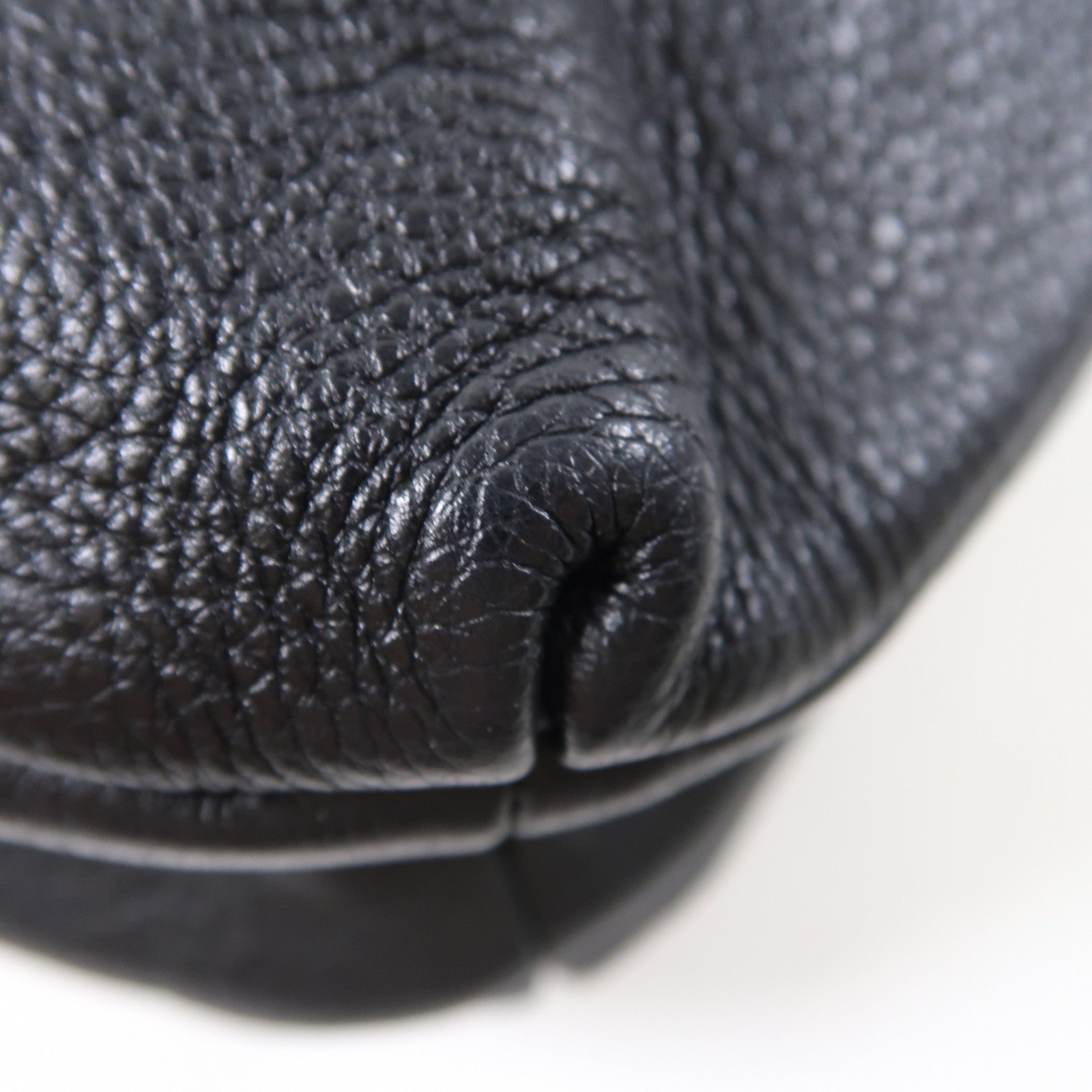 COACH 牛皮皮革Shoulder Bag金扣手挽肩背兩用袋黑色