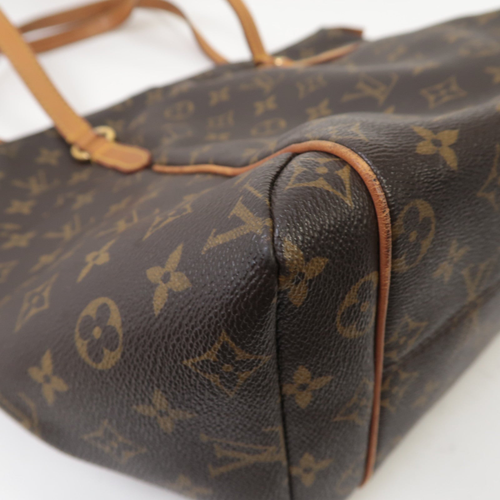LOUIS VUITTON Monogram Totally MM金扣肩背袋啡色