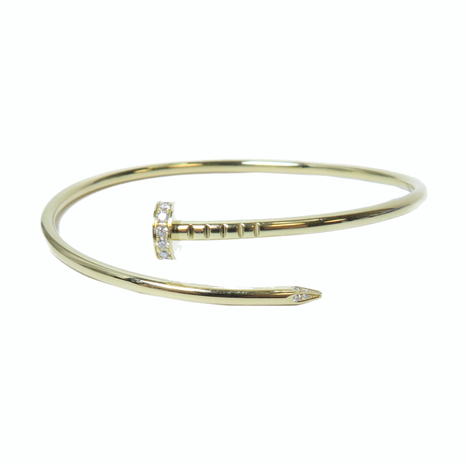 CARTIER 18K黃金Just Un Clou手鐲金色