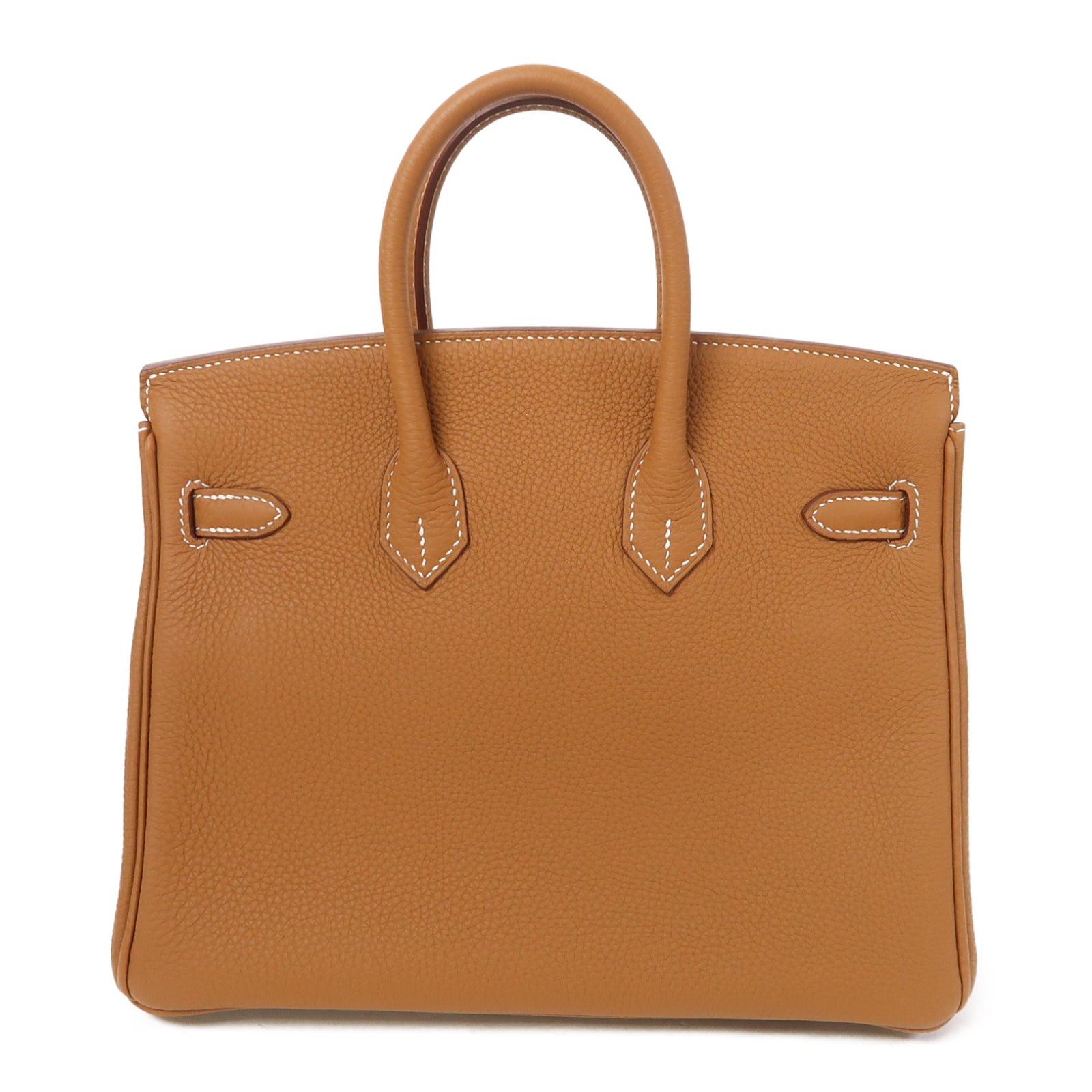 HERMES Togo皮革Birkin 25金扣手挽袋經典駝色