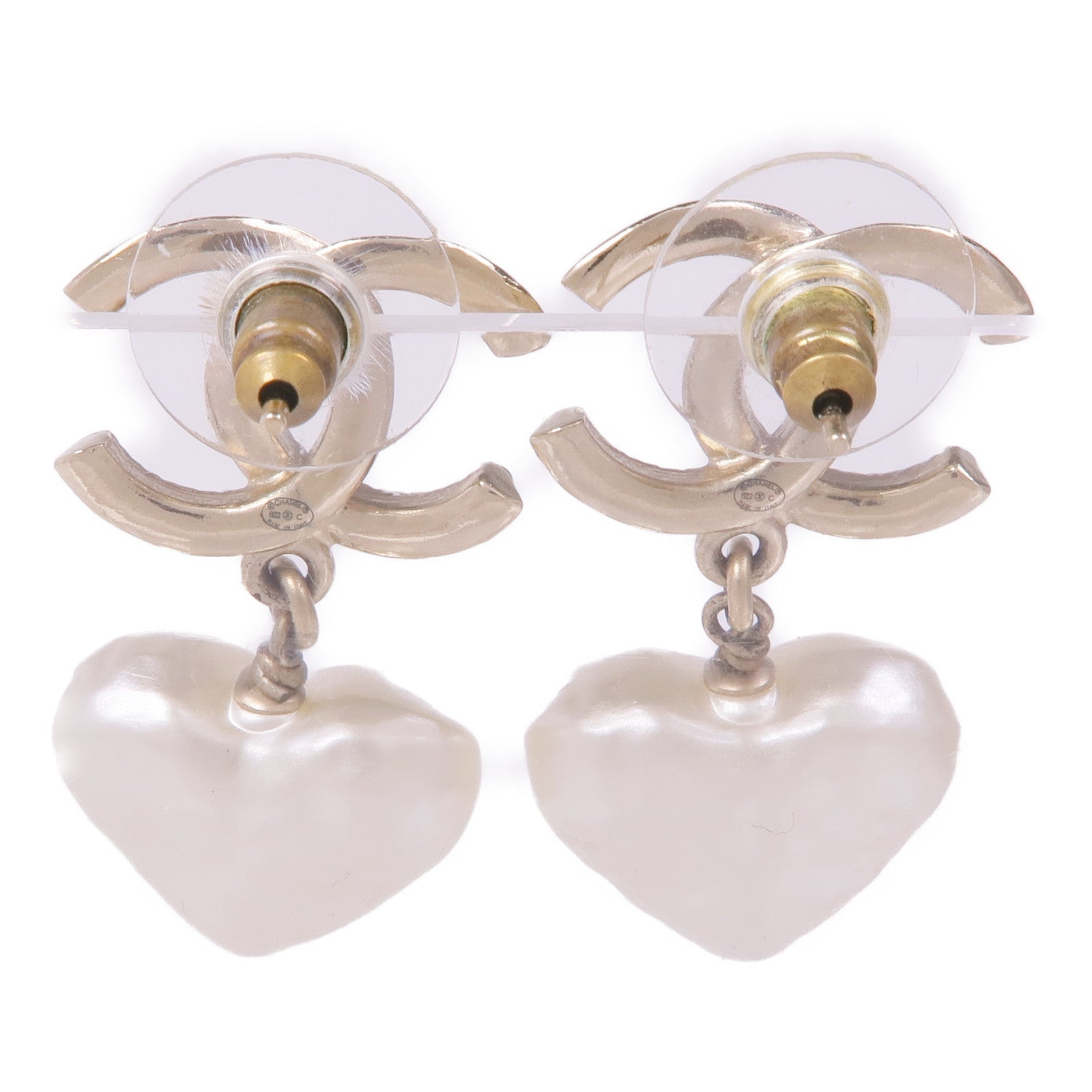 CHANEL 【激減優惠】PVC/金屬Earrings耳環