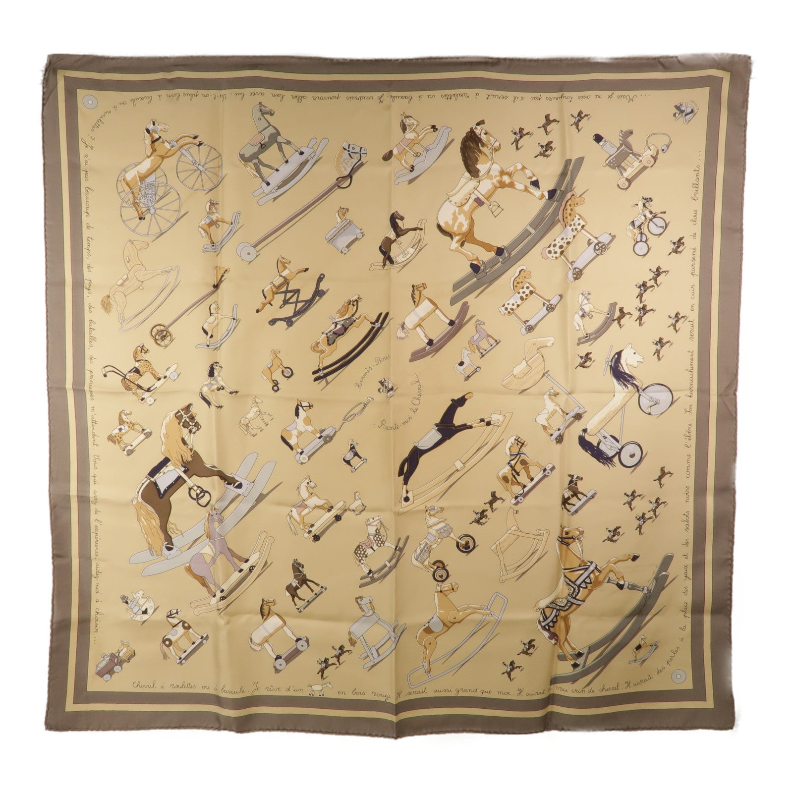 HERMES 絲質Scarf 90x90絲巾