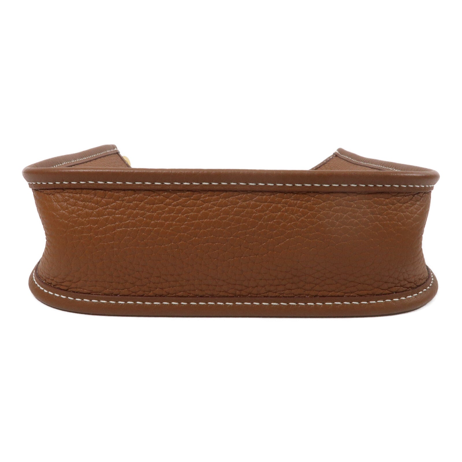 HERMES Clemence皮革Evelyne TPM肩背袋Gold