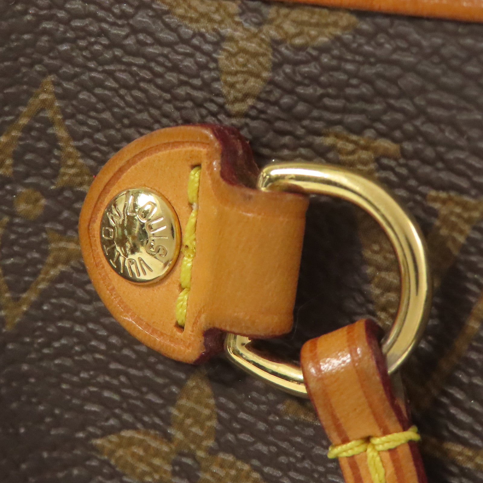 LOUIS VUITTON Monogram Neverfull PM金扣肩背袋
