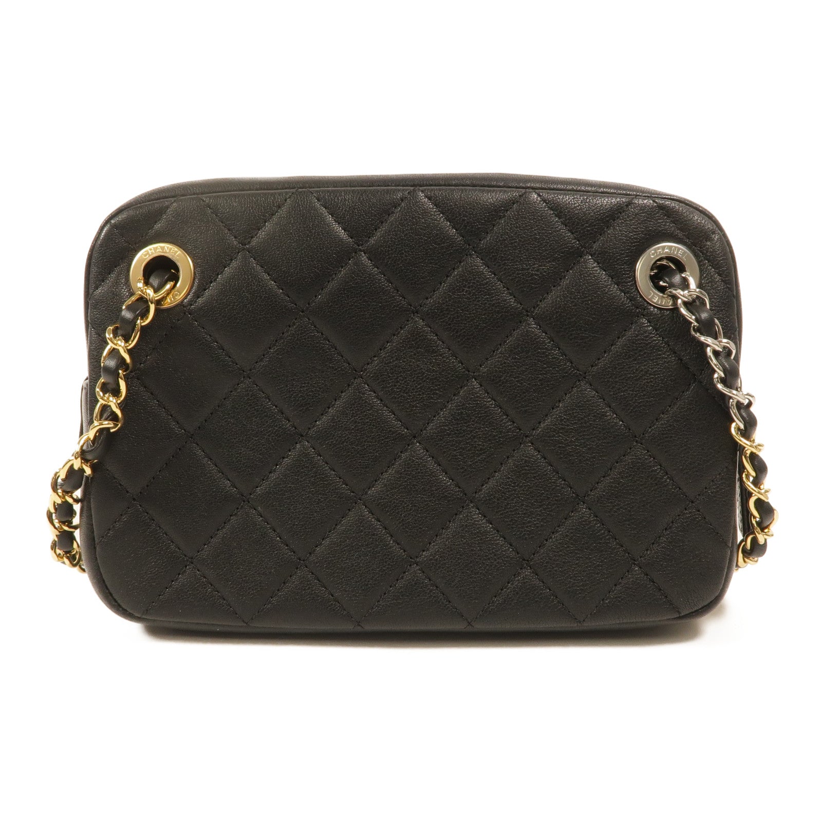 CHANEL 牛皮皮革Shoulder Bag鏈帶肩背袋