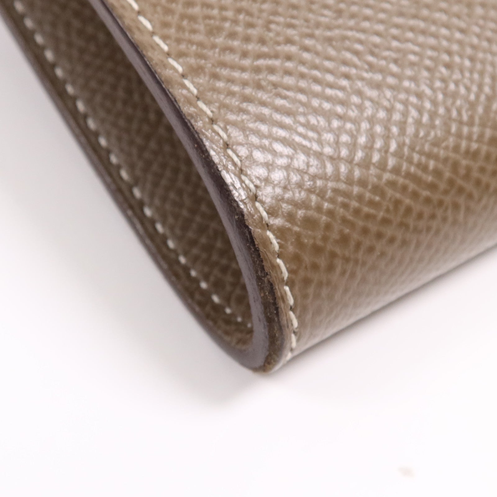 HERMES Epsom皮革Kelly To Go銀扣肩背袋Etoupe