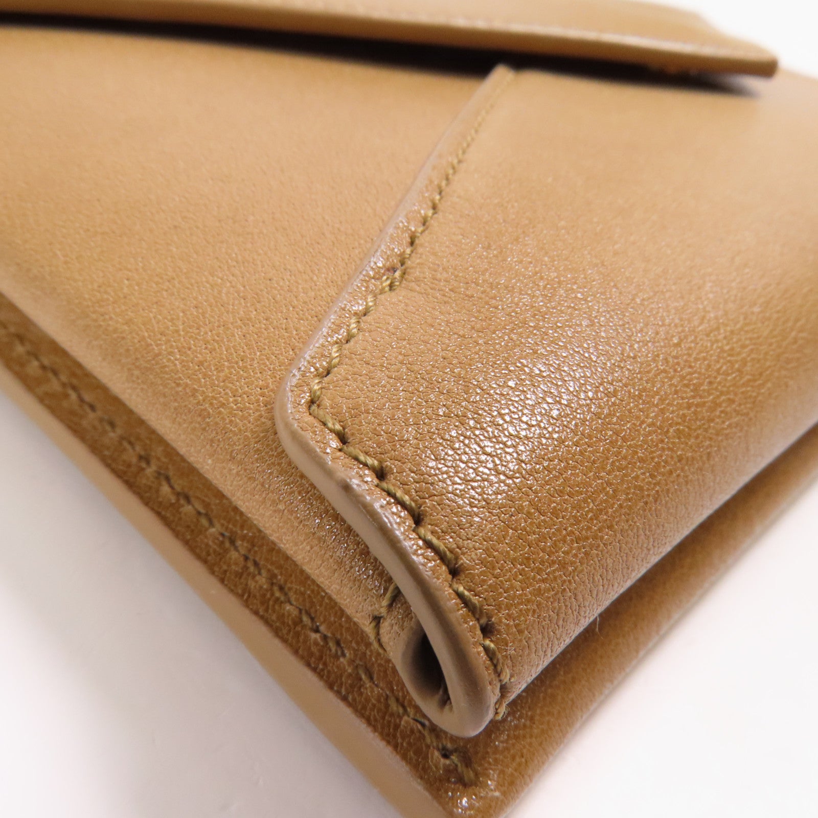 SAINT LAURENT 牛皮皮革Letter Large Wallet金扣長錢包