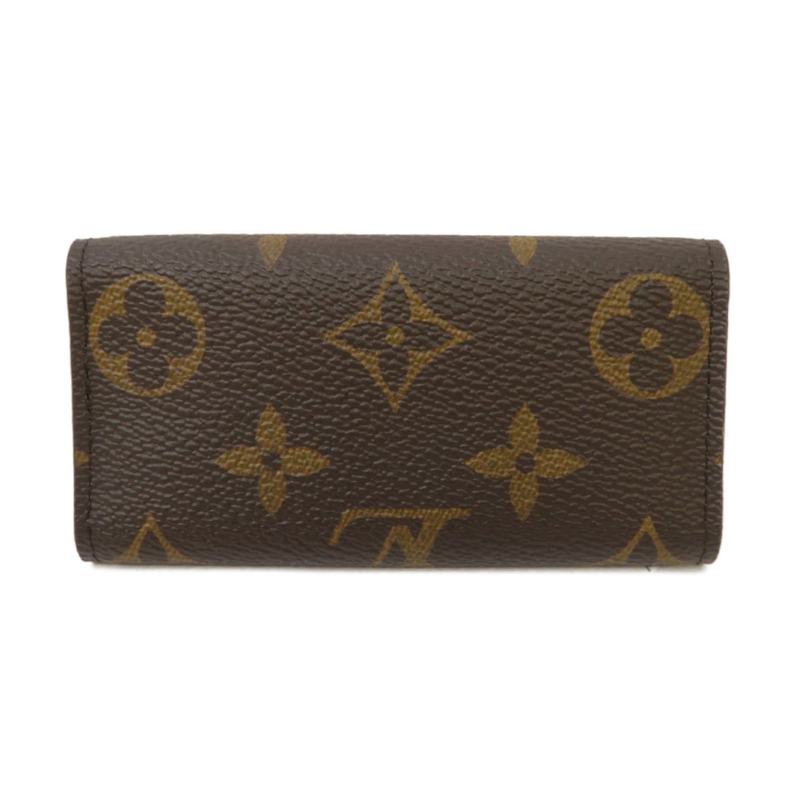 LOUIS VUITTON Monogram Key Holder金扣鑰匙套啡色