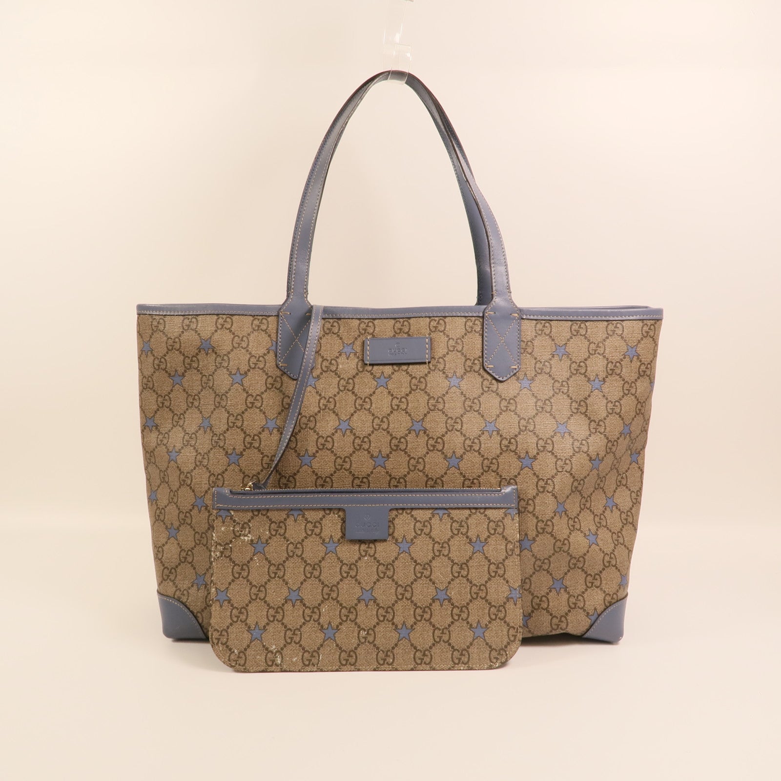 GUCCI 塗層帆布Tote Bag金扣手挽袋