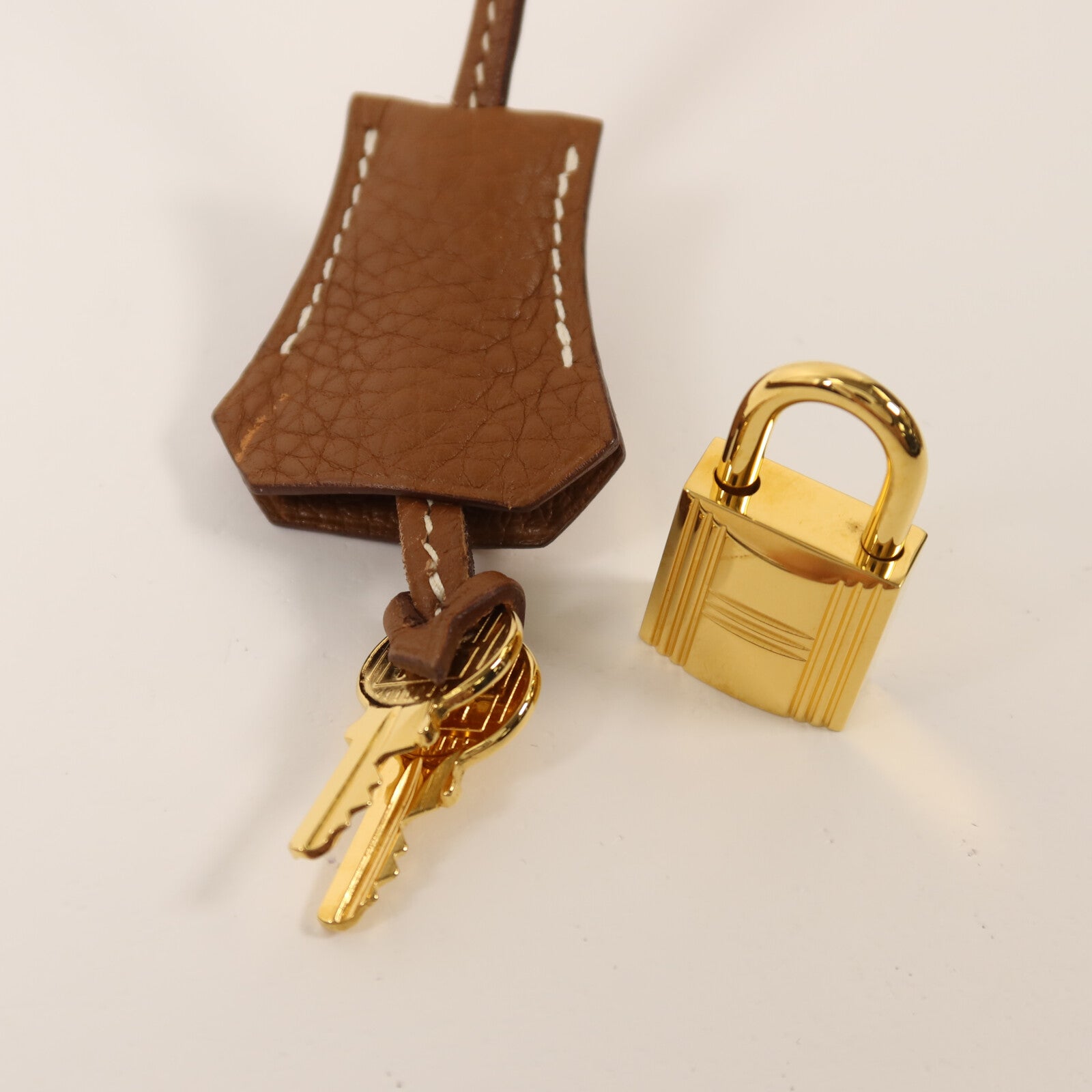 HERMES Togo皮革Kelly 35手挽肩背兩用袋Gold