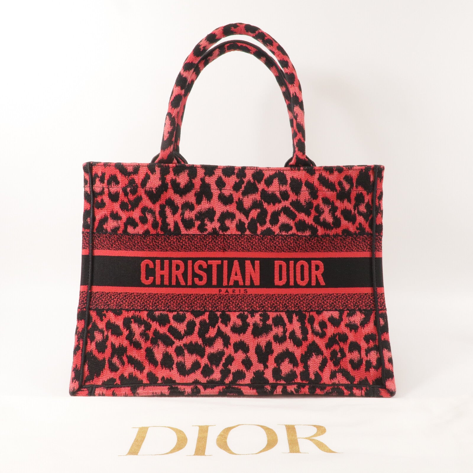 Dior 帆布Mizza Book Tote Medium手挽袋