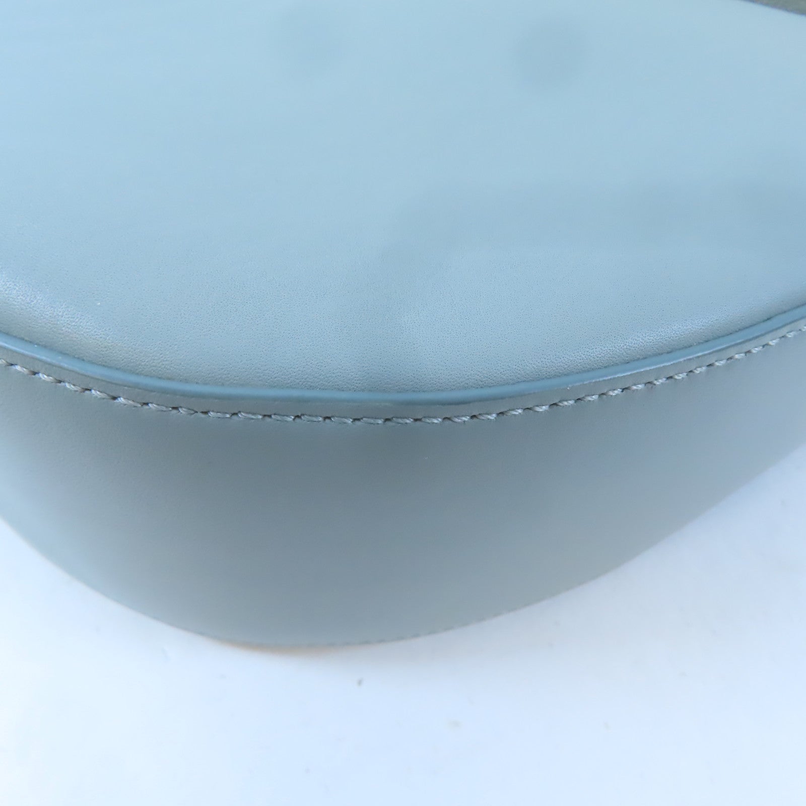 LOEWE GHW Luna Bag Shoulder Handbag Calfskin Leather Gray