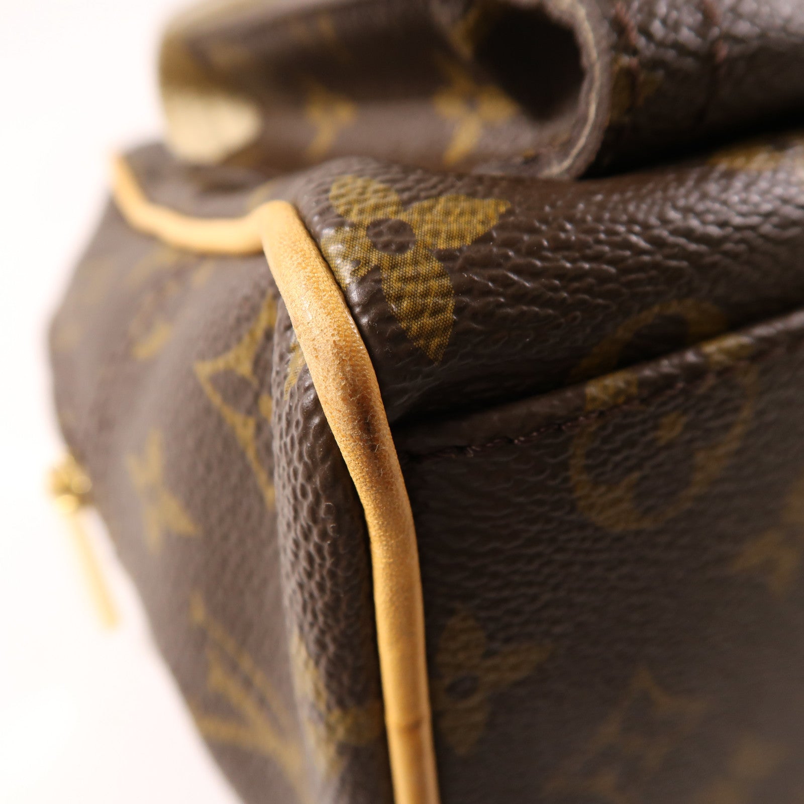 LOUIS VUITTON LV GHW Manhattan PM Handbag M40026 Monogram Brown