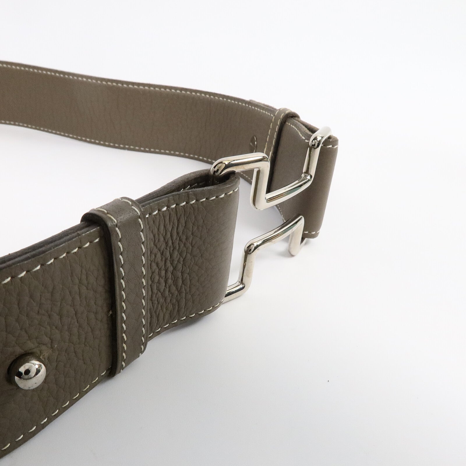 HERMES Clemence皮革Constance Belt皮帶