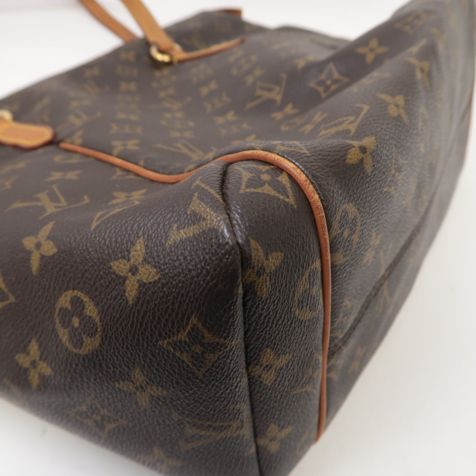 LOUIS VUITTON Monogram Totally MM金扣肩背袋啡色