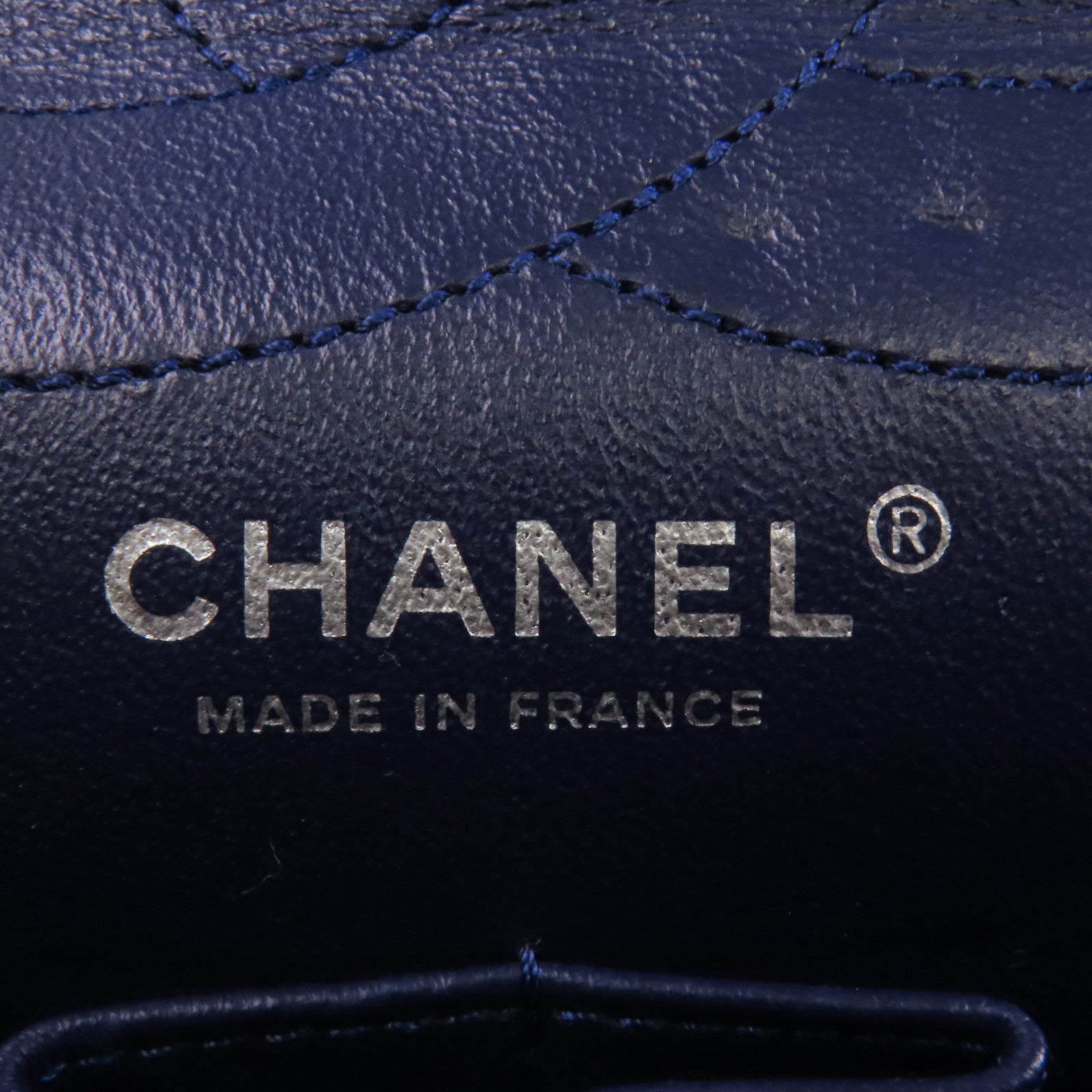 CHANEL 牛皮皮革2.55銀扣鏈帶肩背袋