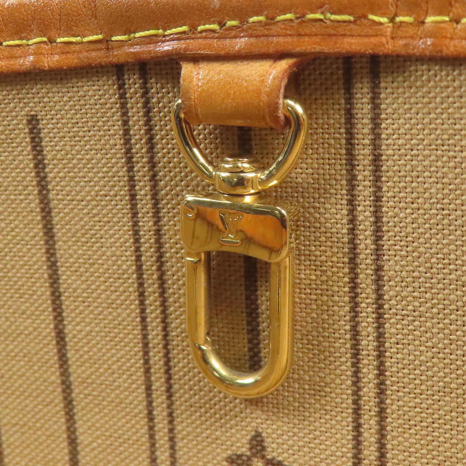 LOUIS VUITTON Monogram Neverfull PM金扣肩背袋