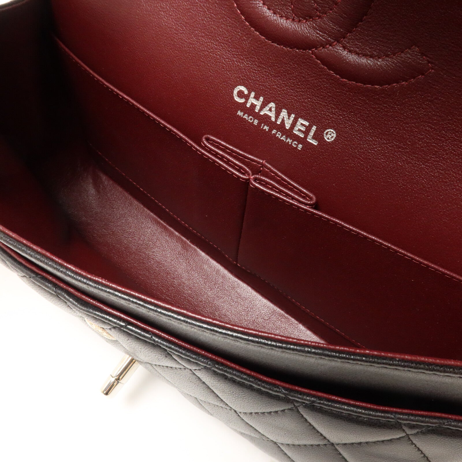 CHANEL 羊皮皮革Classic 25鏈帶肩背袋