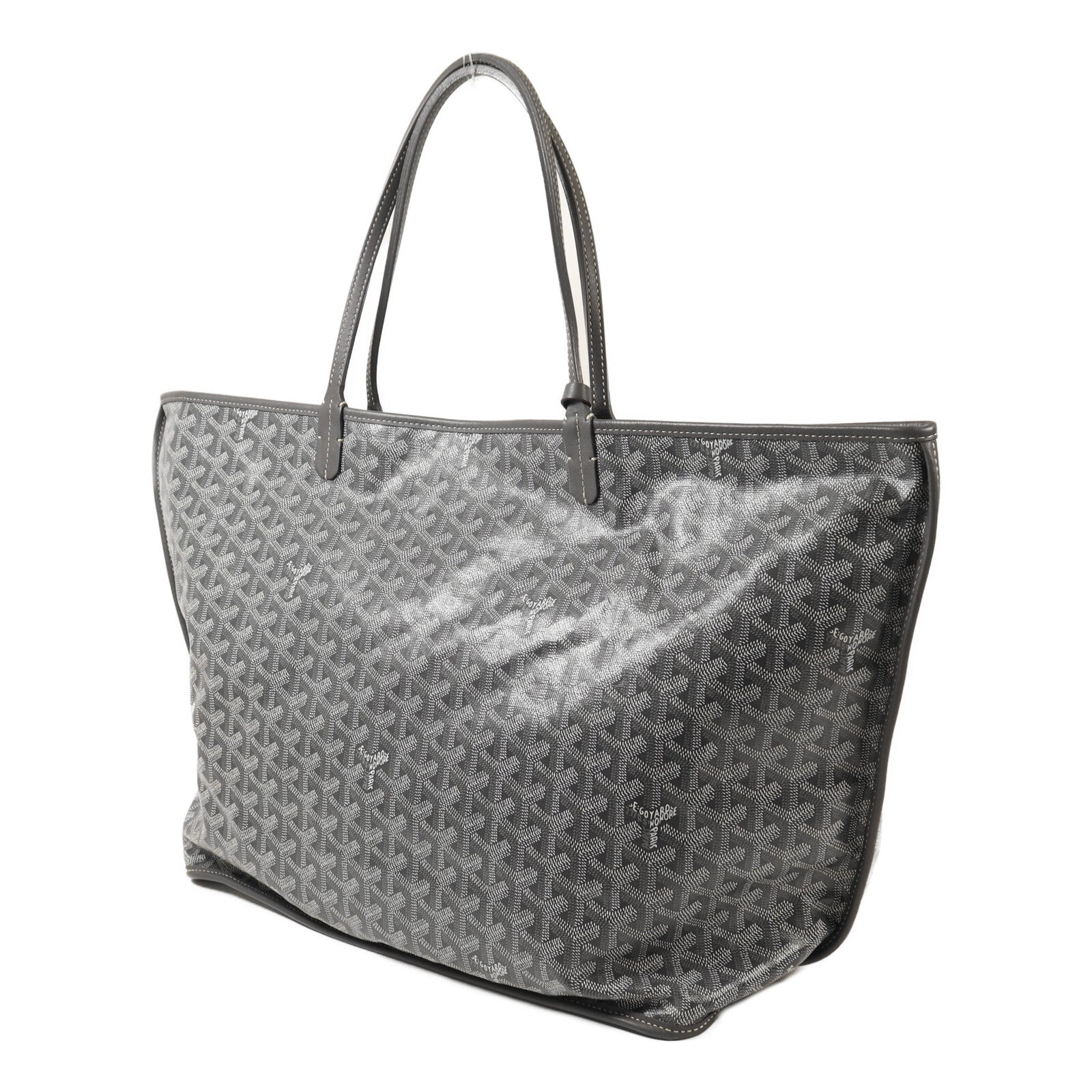 GOYARD 塗層帆布/牛皮皮革Anjou GM手挽袋
