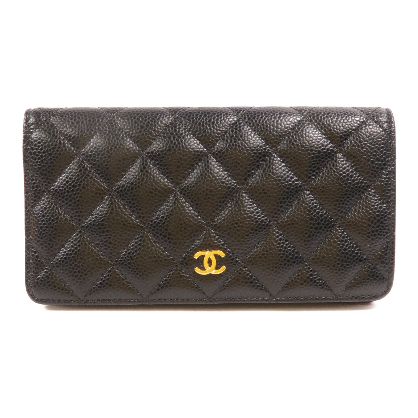 CHANEL 牛皮皮革Classic Long Flap Wallet長錢包