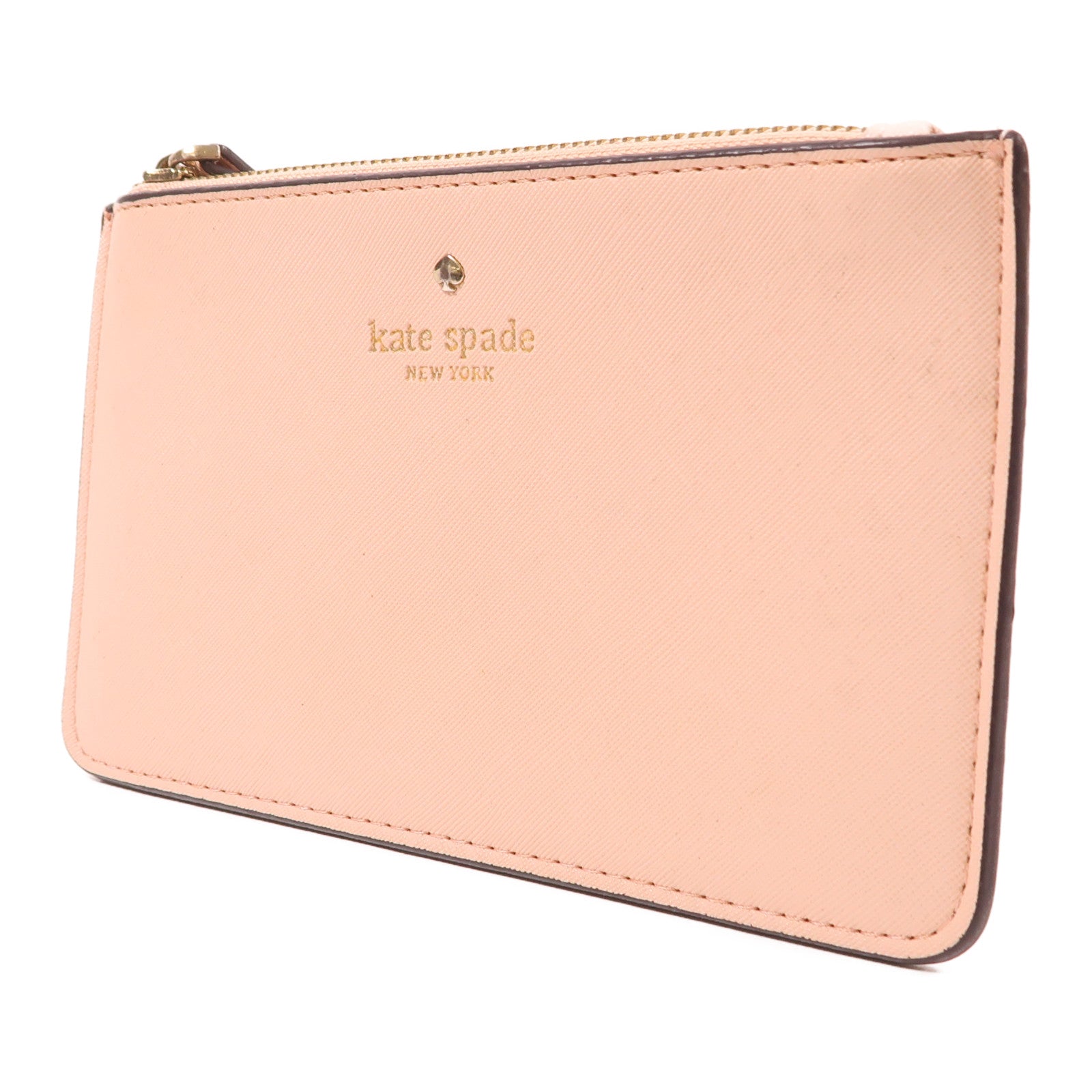 Kate Spade 牛皮皮革Pouch金扣手拿包