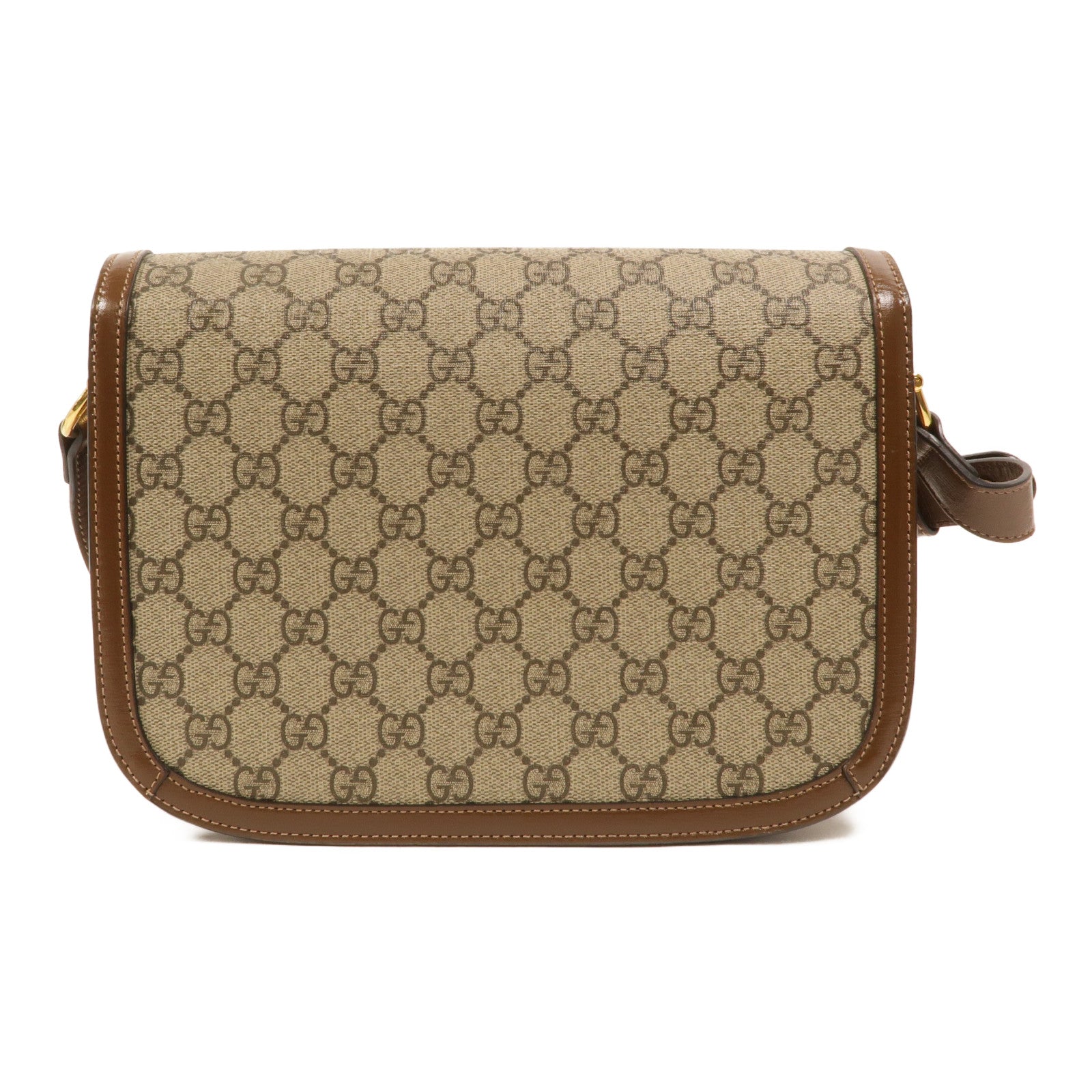 GUCCI 塗層帆布Horsebit 1955 Medium肩背袋