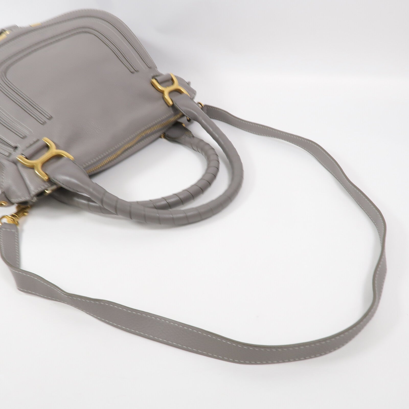 Chloe 牛皮皮革Marcie Small Bag手挽肩背兩用袋