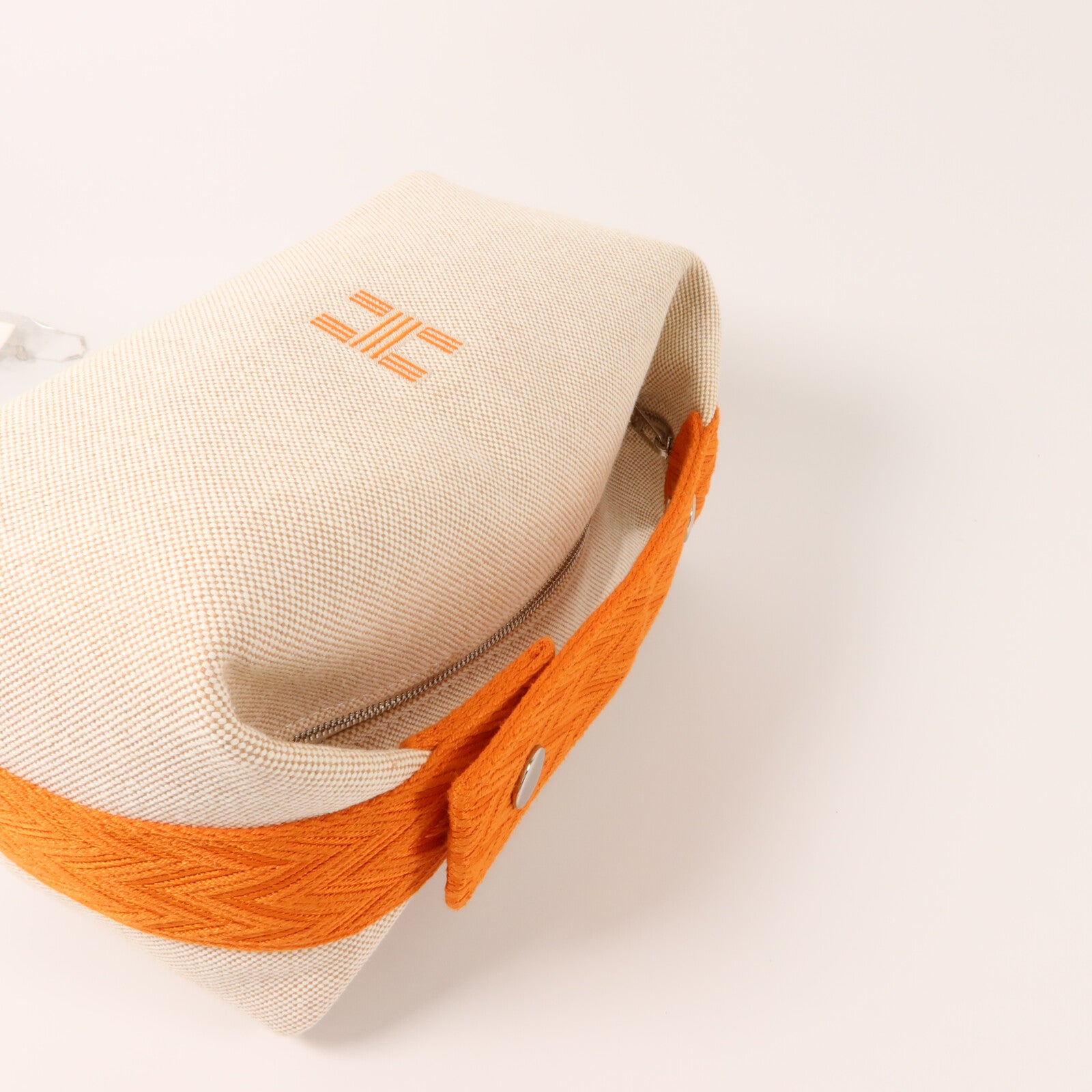 HERMES 帆布Bride A Brac PM手挽袋