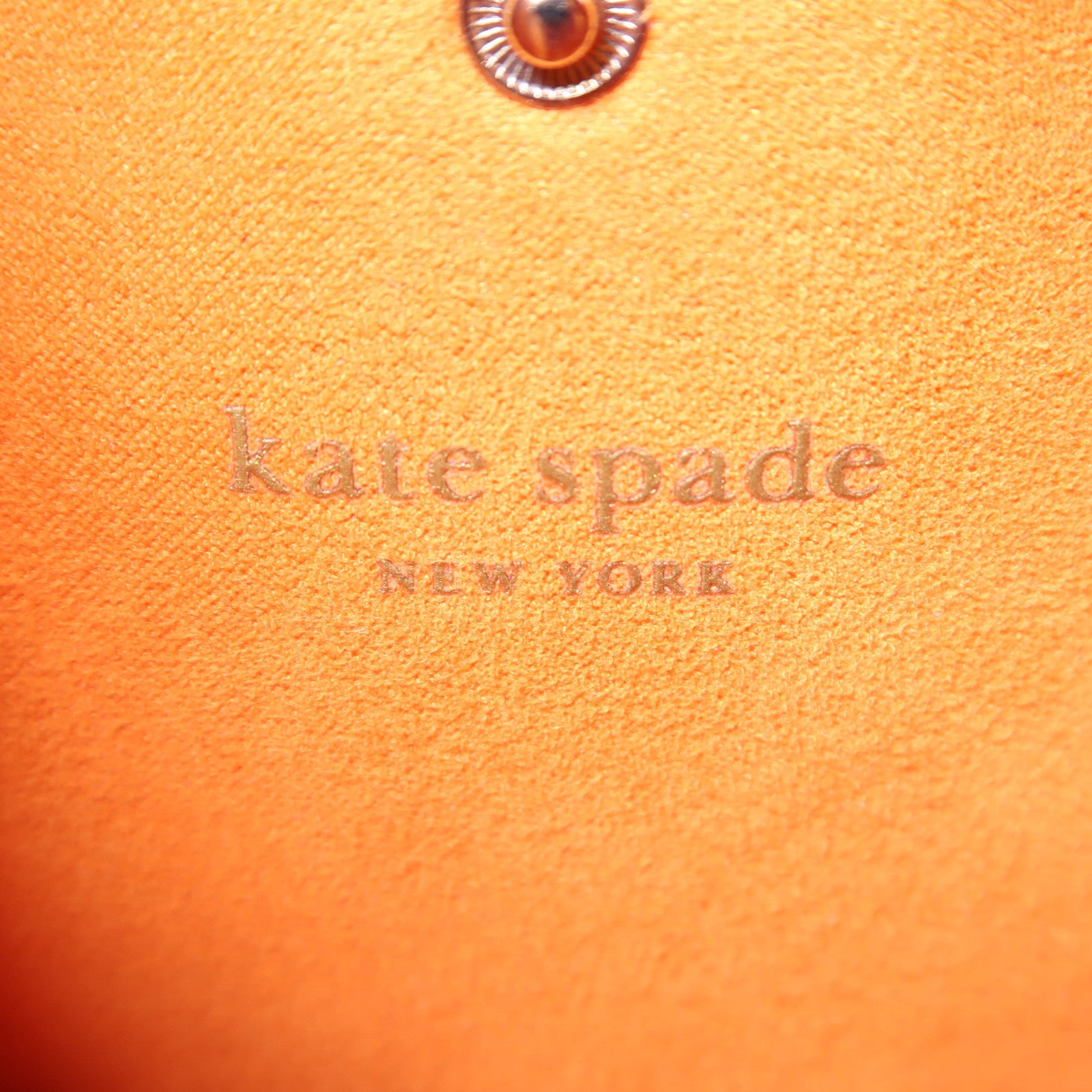 Kate Spade 牛皮皮革2 Way Shoulder Bag金扣手挽肩背兩用袋橙色