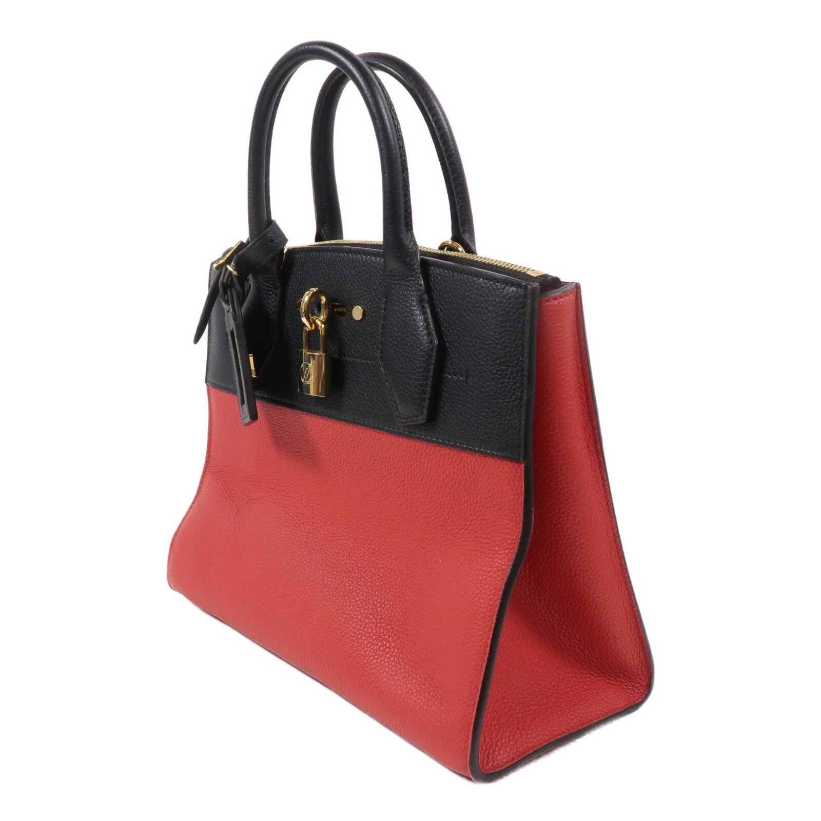 LOUIS VUITTON 牛皮皮革City Steamer PM手挽肩背兩用袋