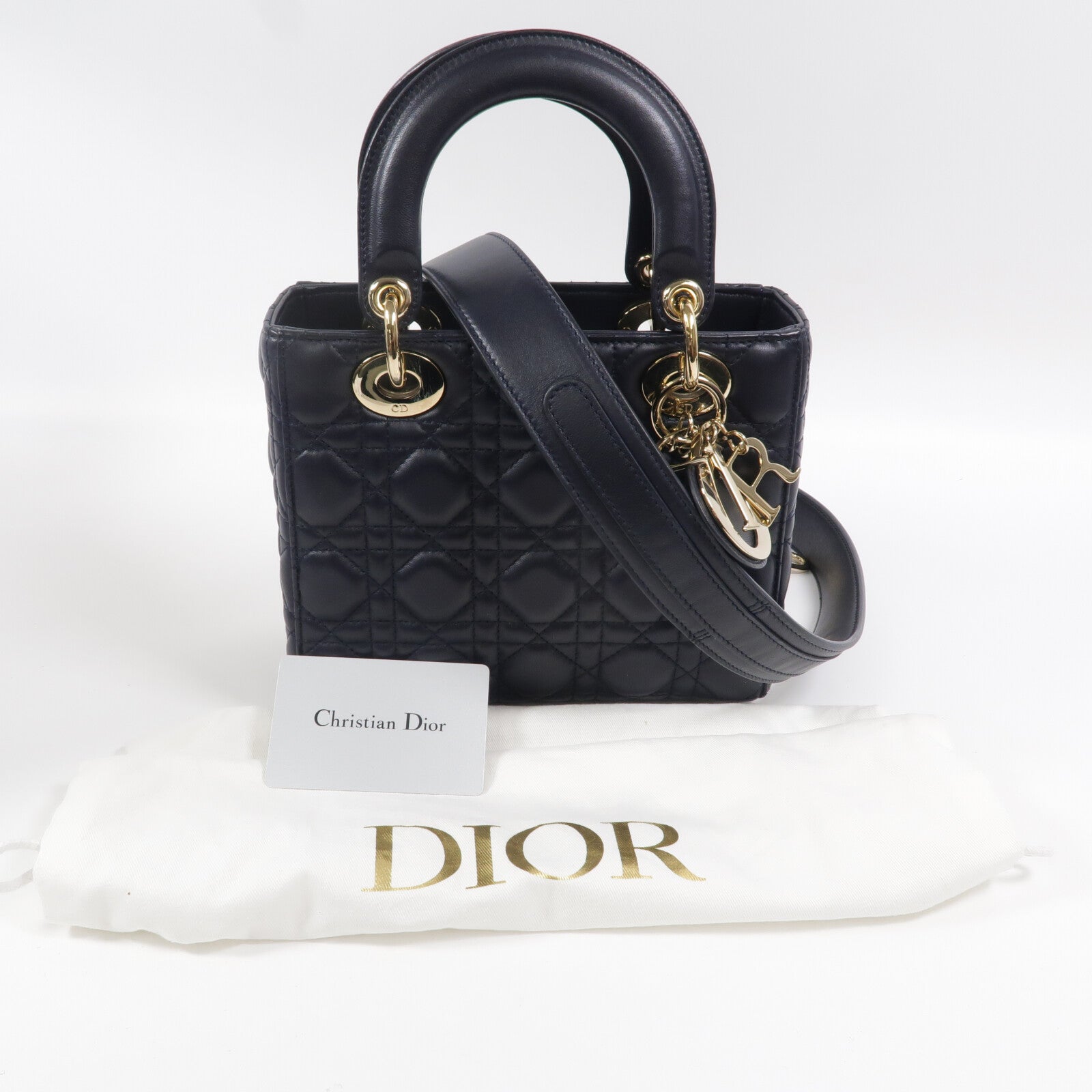 Dior 羊皮皮革Lady Dior My ABCDior Small4手挽肩背兩用袋