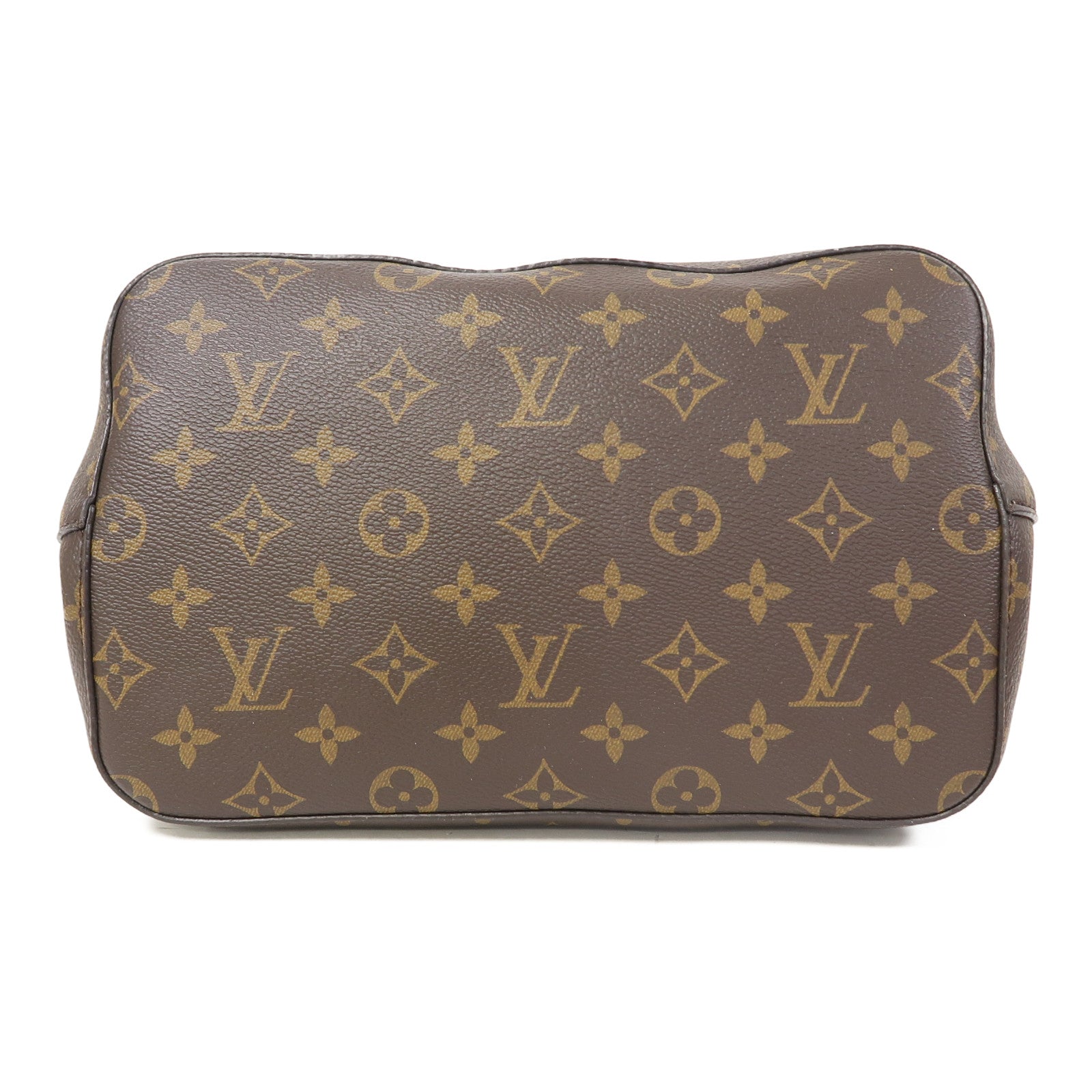 LOUIS VUITTON Monogram Neo Noe MM金扣肩背袋啡色/紅色