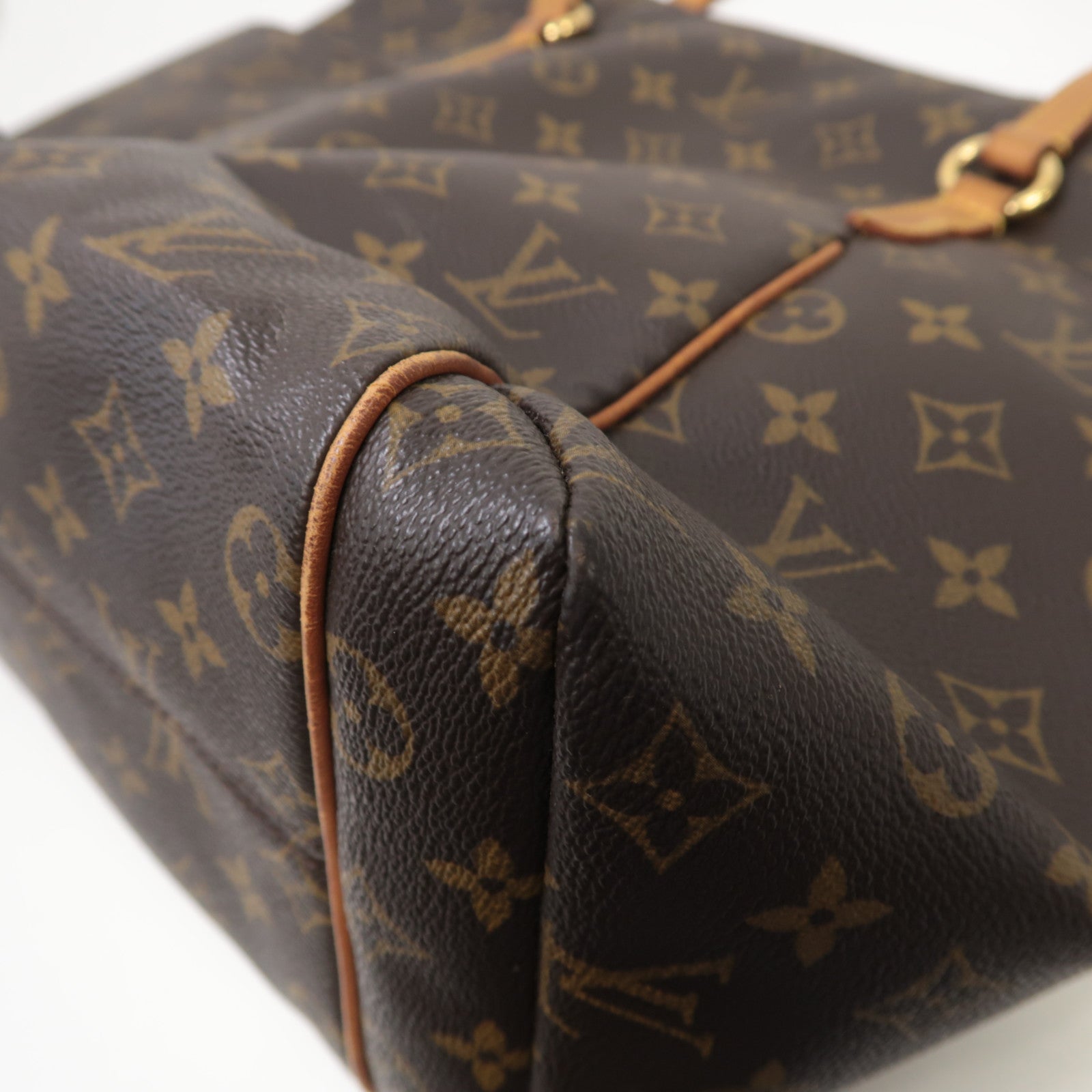 LOUIS VUITTON Monogram Totally MM金扣肩背袋啡色