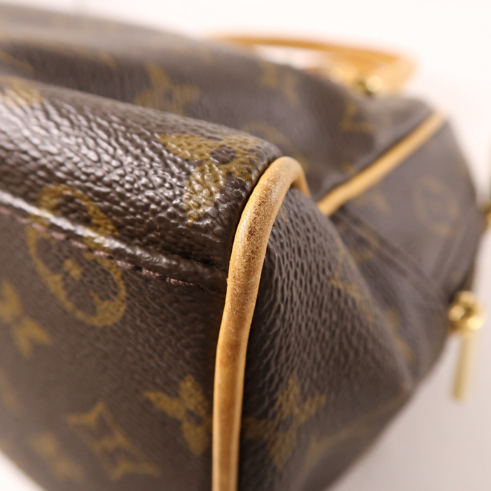LOUIS VUITTON LV GHW Manhattan PM Handbag M40026 Monogram Brown