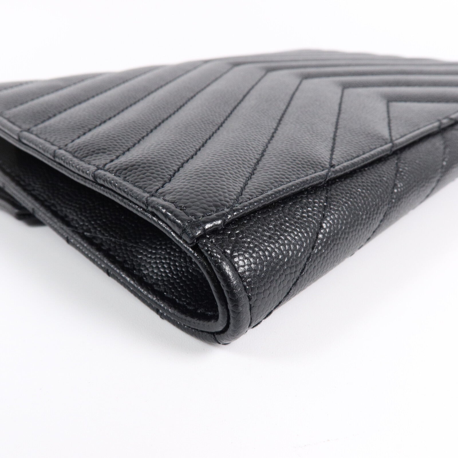 SAINT LAURENT 牛皮皮革Cassandre flap pouch手拿包