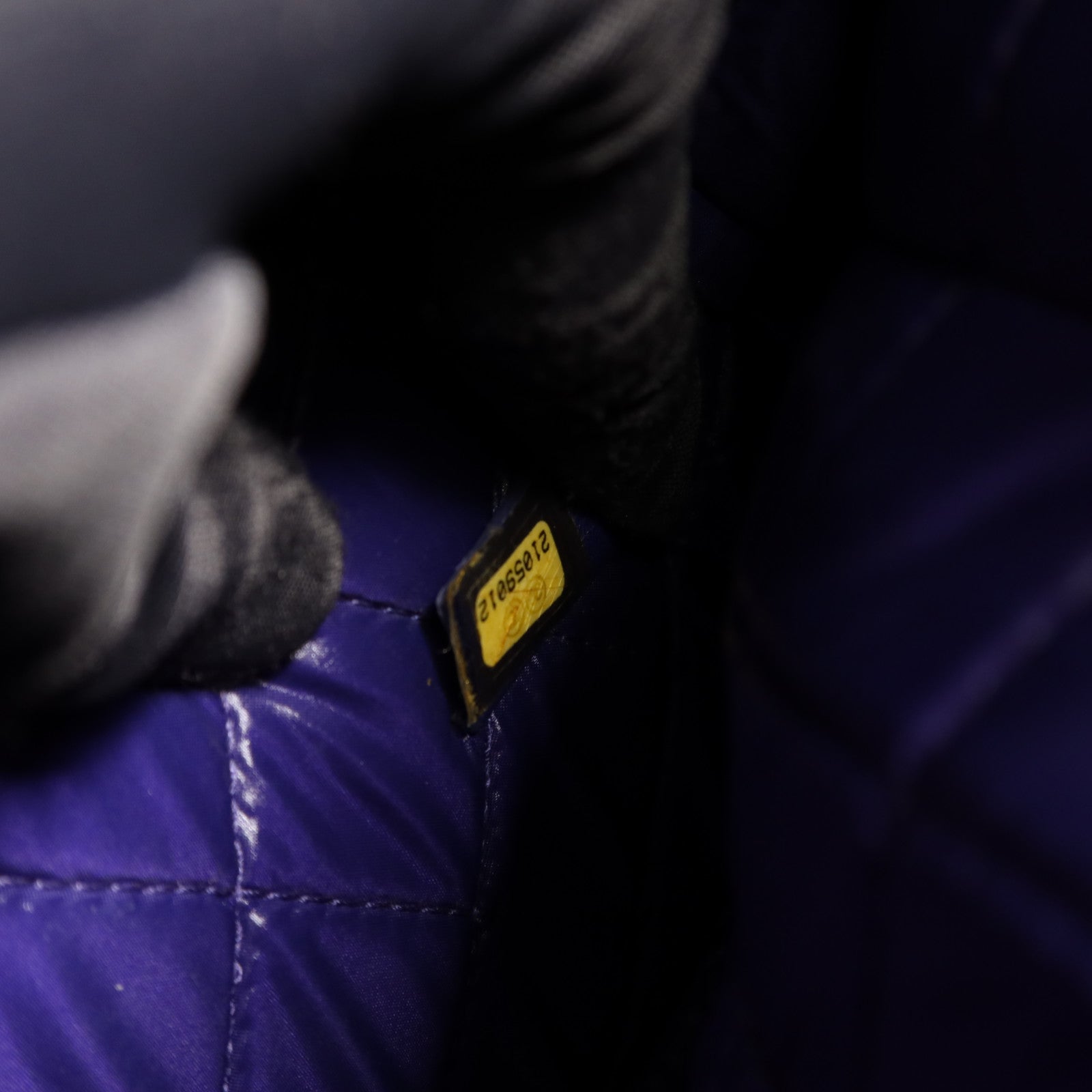 CHANEL 羊皮皮革Pouch銀扣小袋