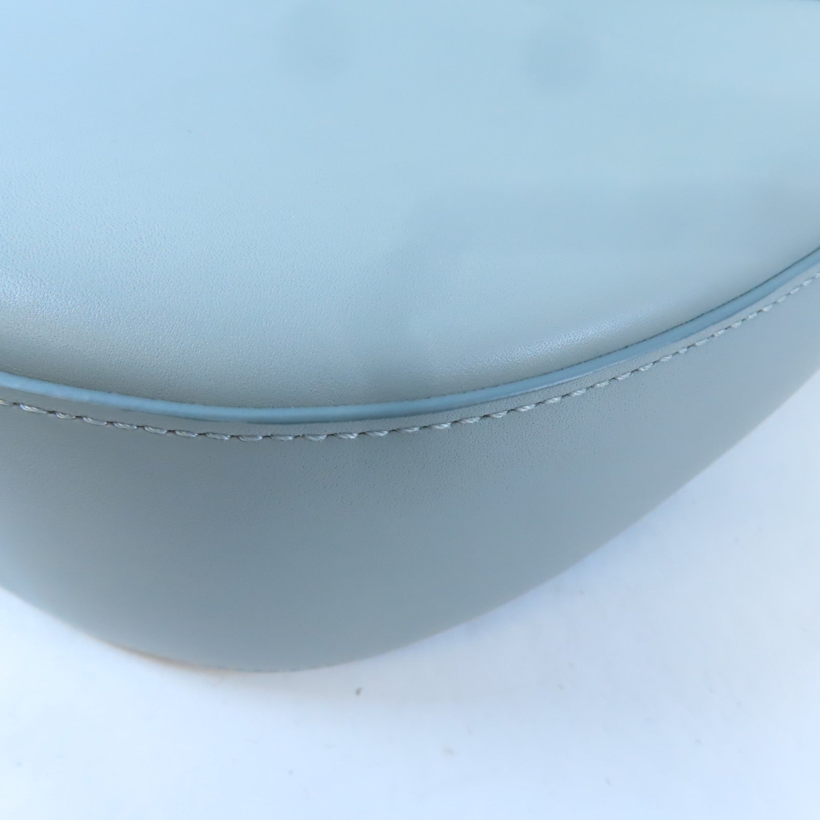 LOEWE GHW Luna Bag Shoulder Handbag Calfskin Leather Gray