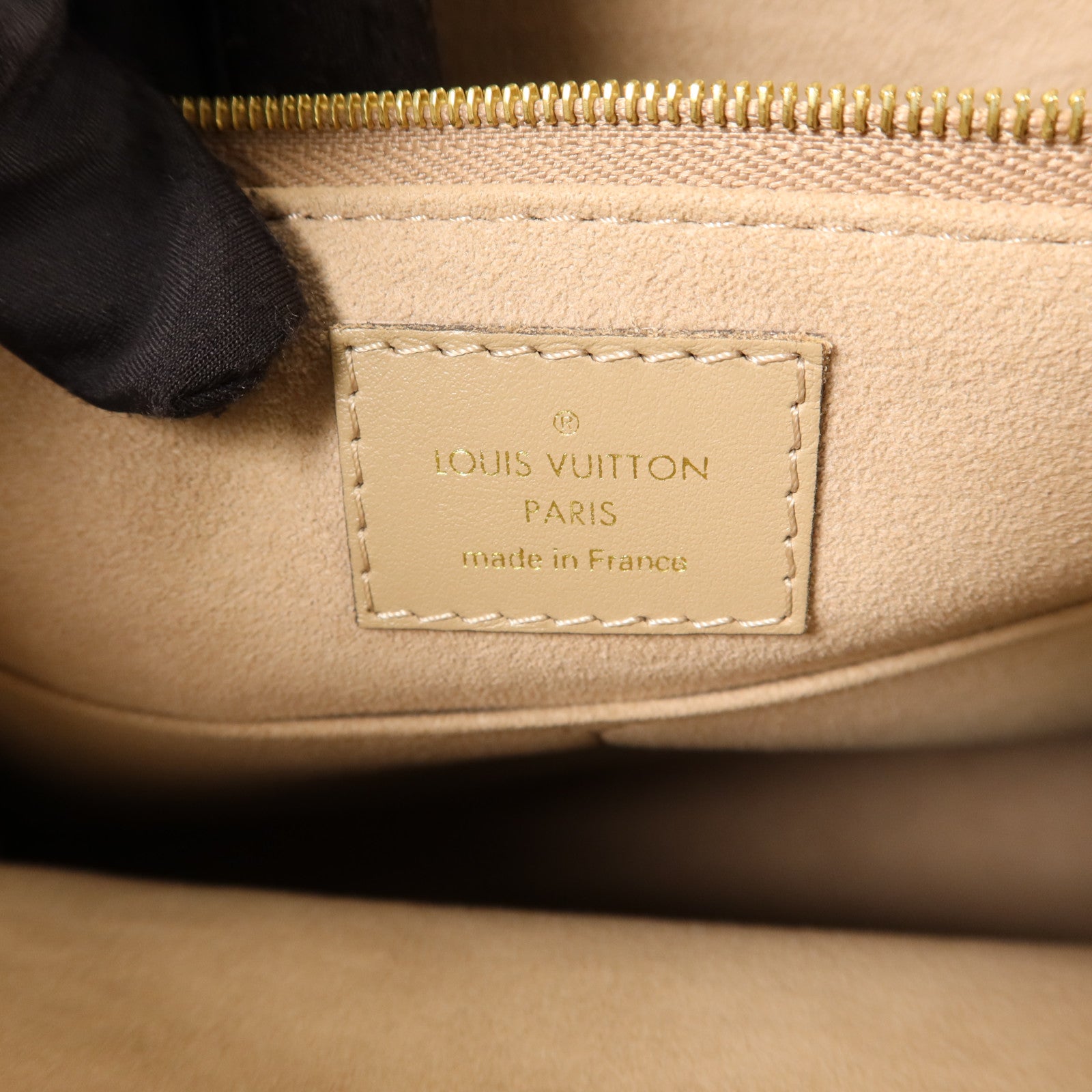 LOUIS VUITTON Monogram Empreinte On The Go MM金扣手挽肩背兩用袋
