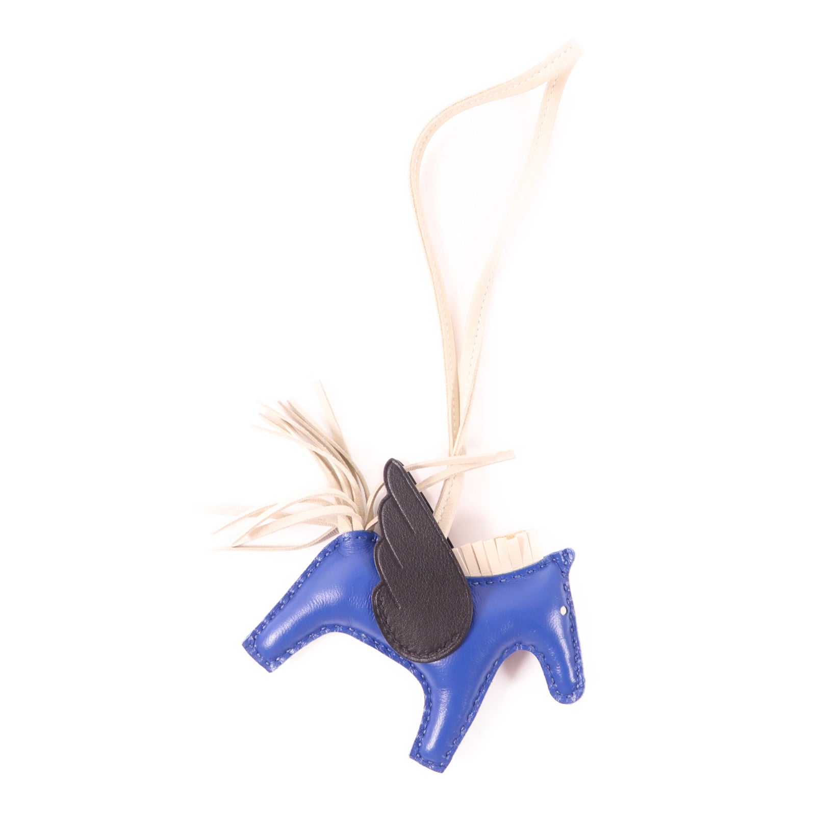 HERMES 【激減優惠】Swift皮革Rodeo Pegase PM掛飾71 Bleu France