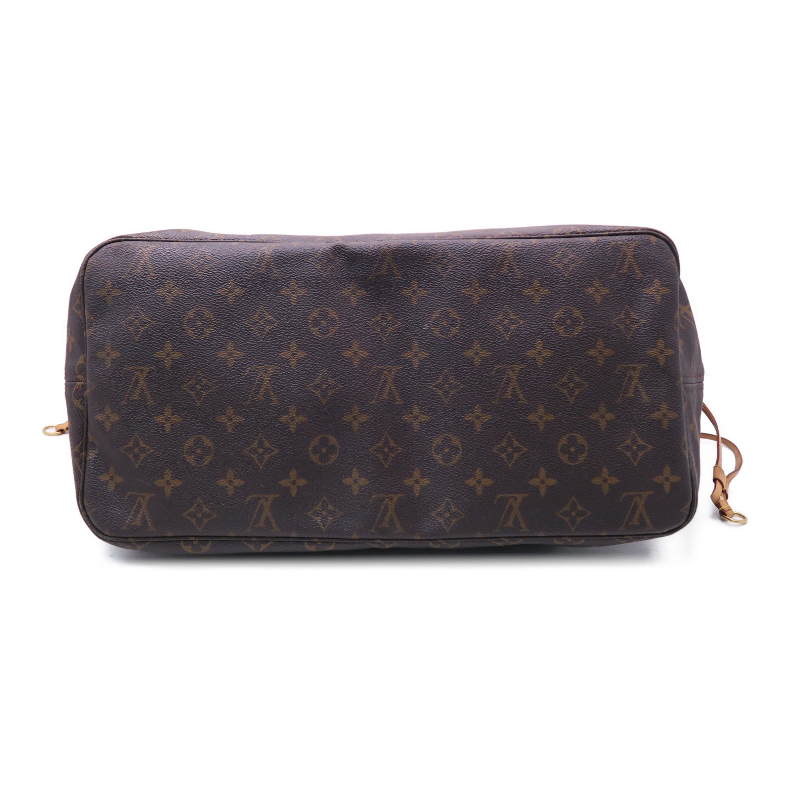 LOUIS VUITTON 【激減優惠】Monogram Neverfull GM金扣手挽袋啡色