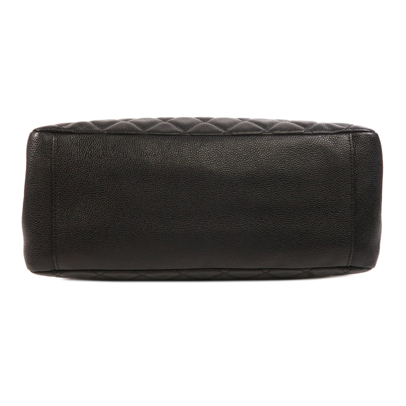 CHANEL 牛皮皮革GST Grand Shopping Tote Bag銀扣鏈帶肩背袋